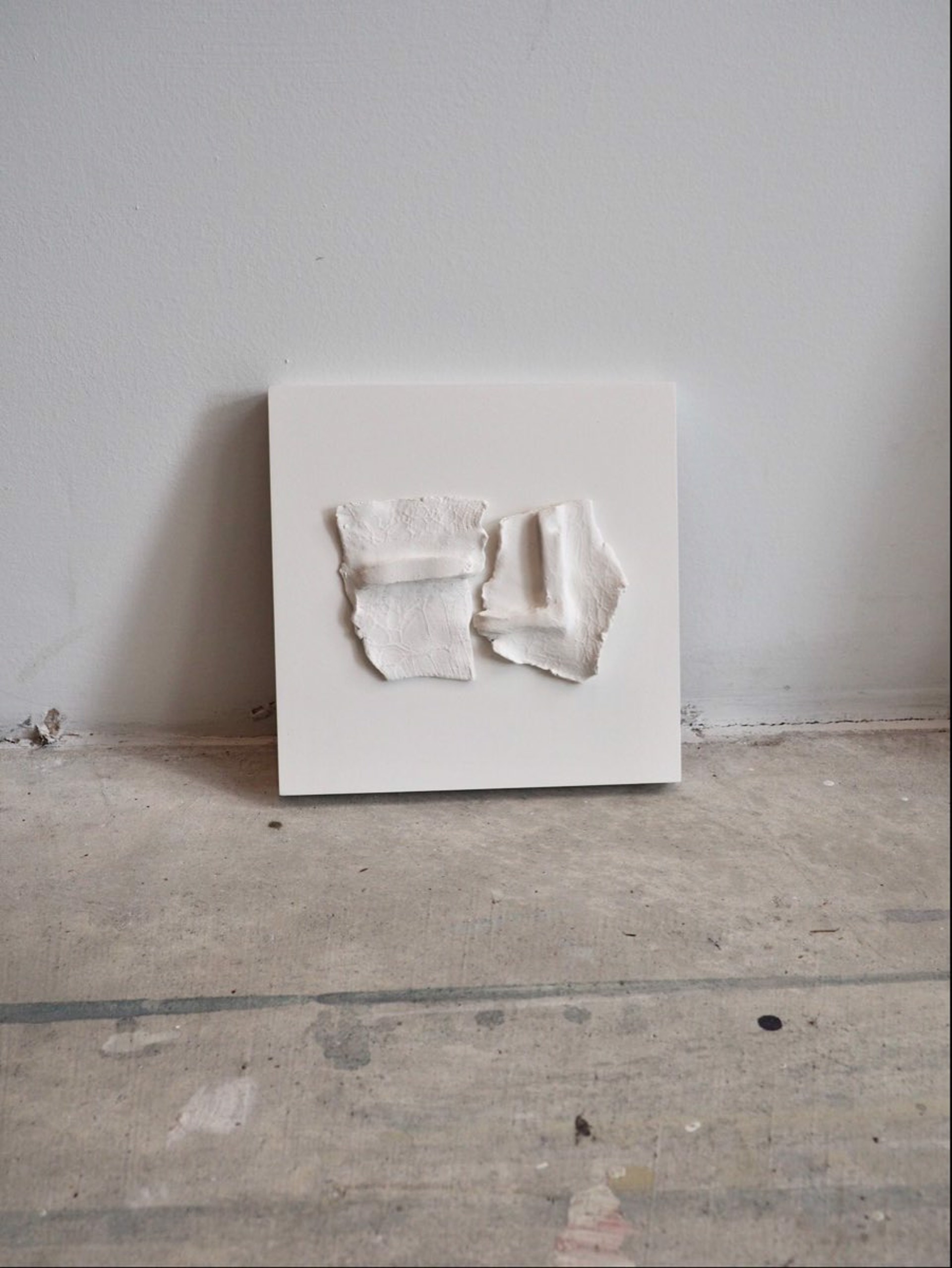 Unframed White Artifact #11 by Laura Clark