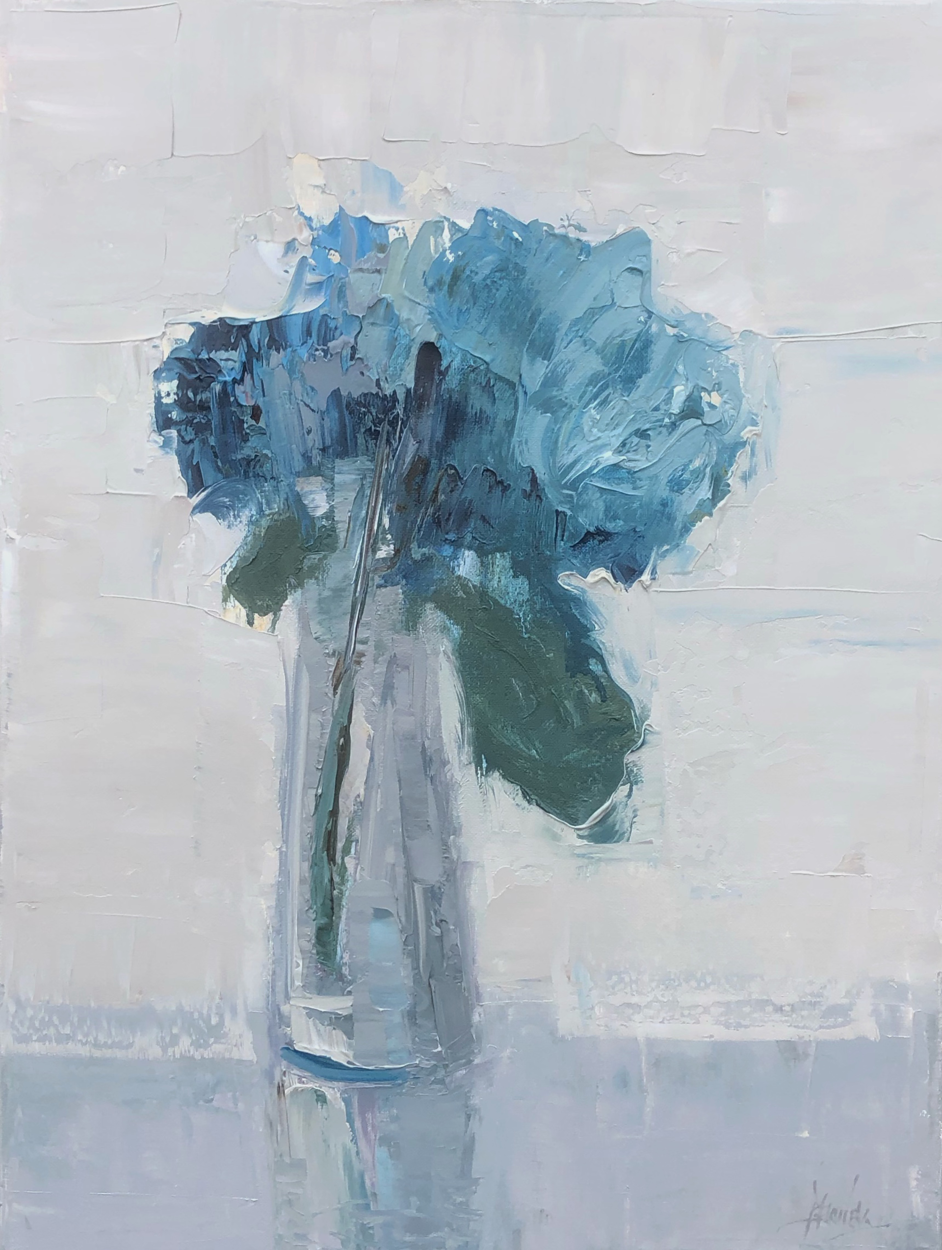 Just One, Blue by Barbara Flowers