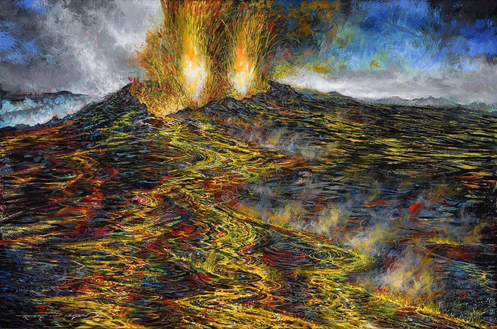 May Eruption by Robert Lyn Nelson