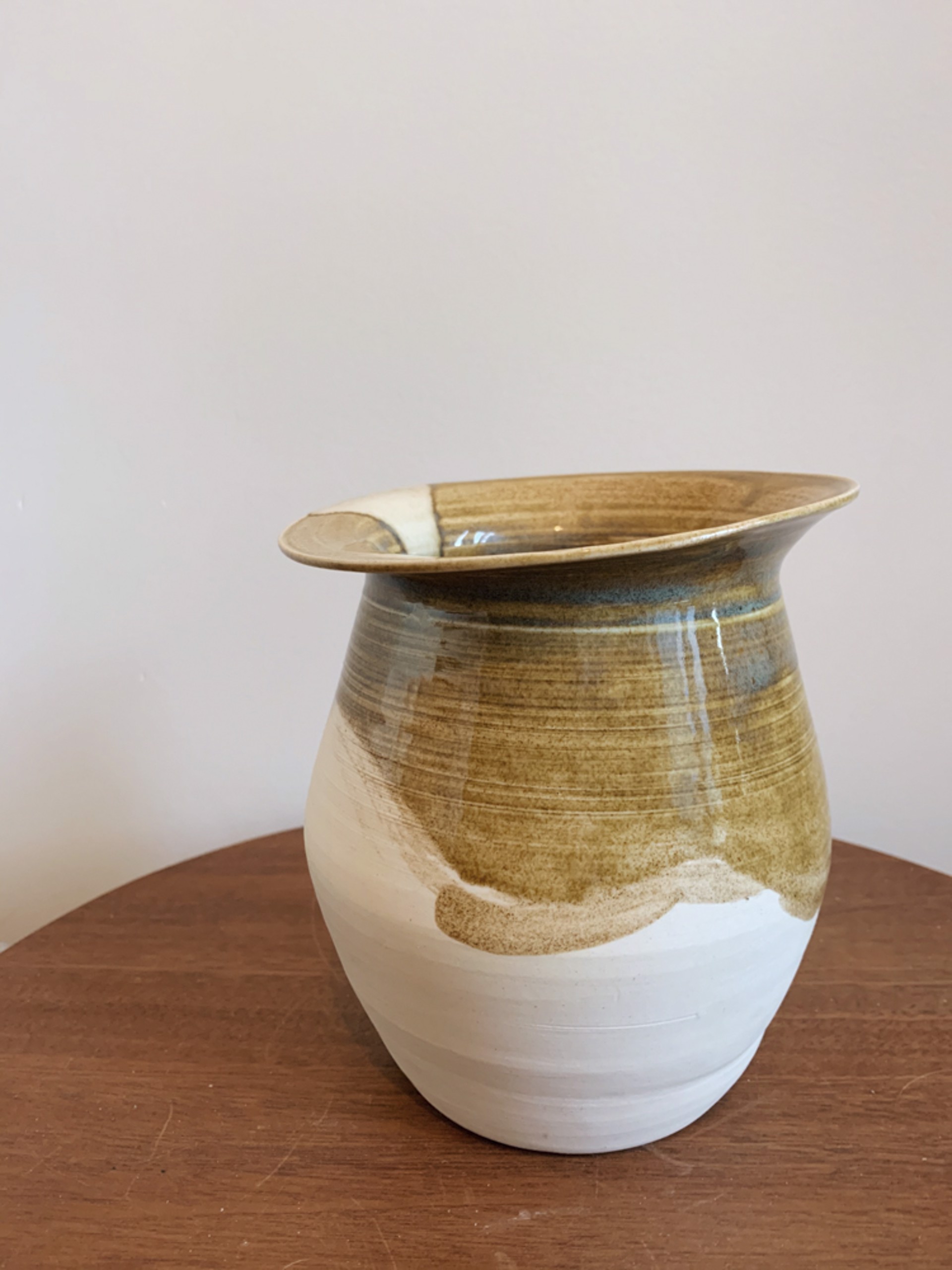 Mustard Vase by Anne Weber Callahan