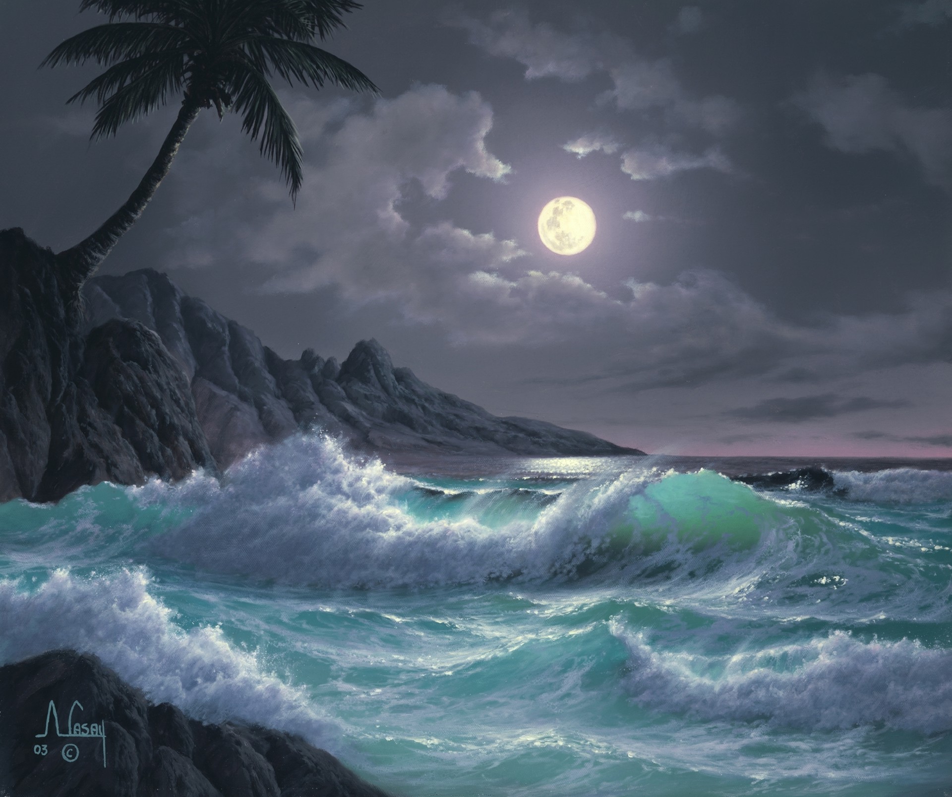 Hawaiian Night by Anthony Casay
