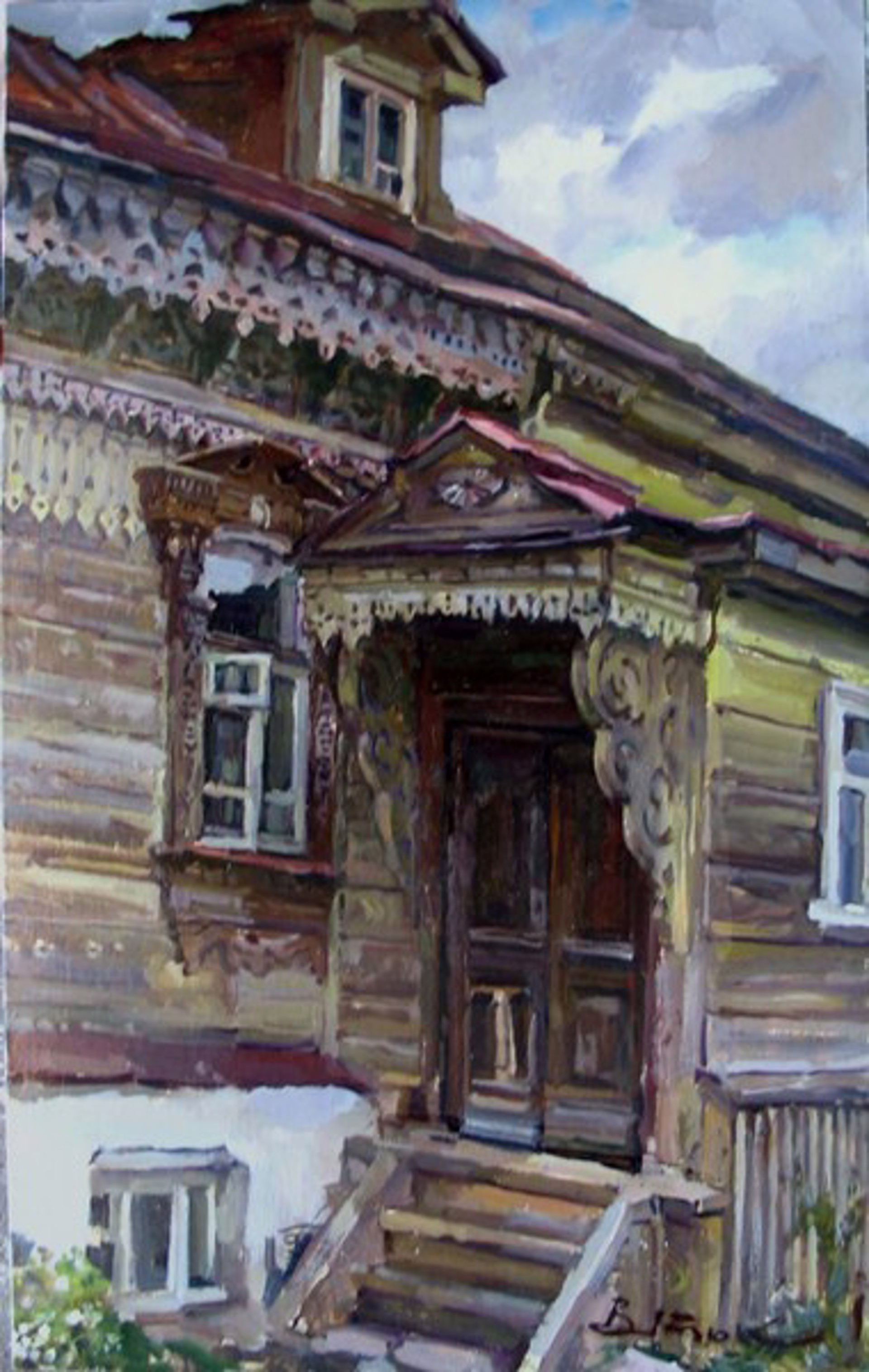 Steps in Suzdal by Ivan Vityuk