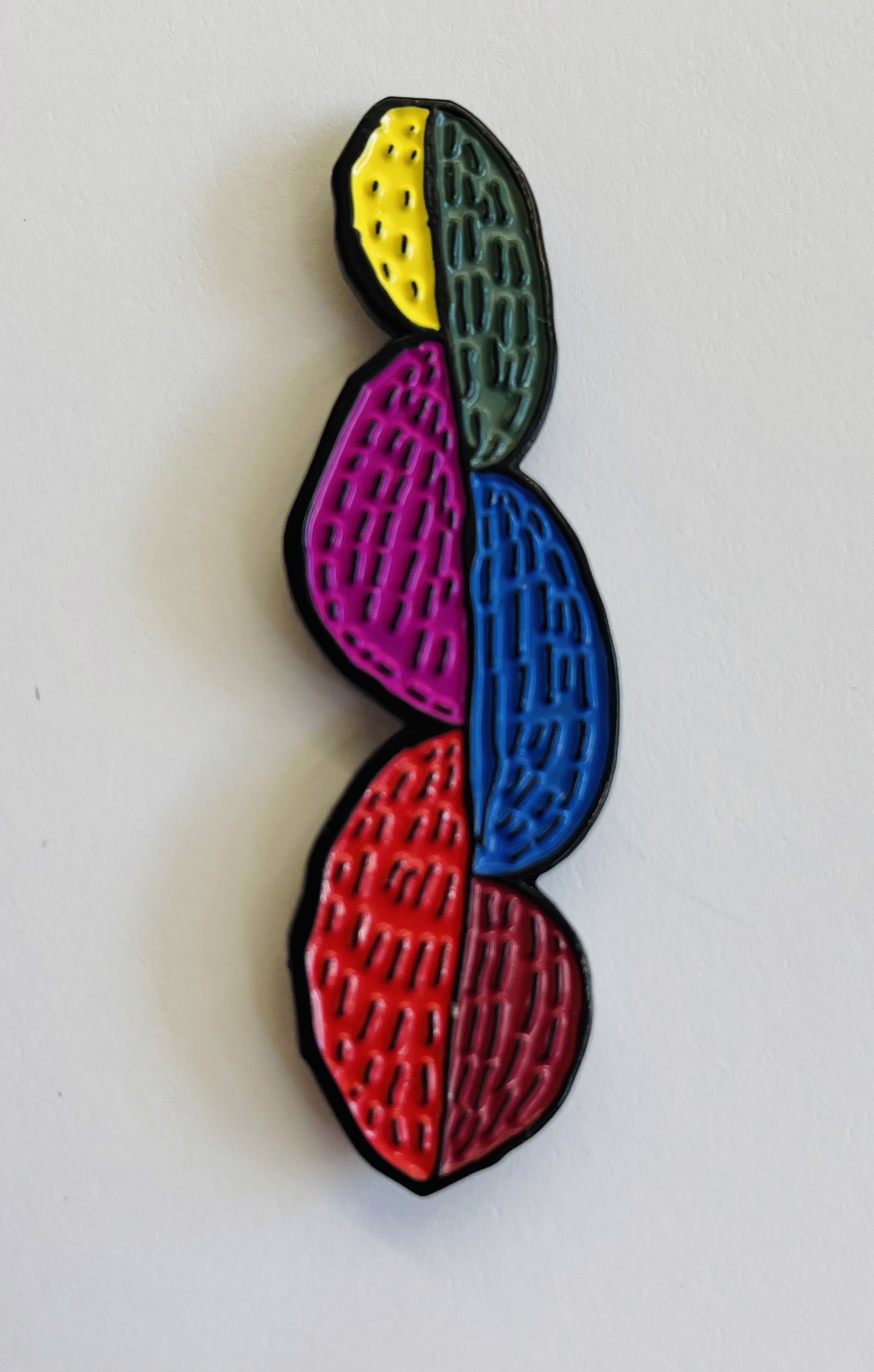 Enamel Pin - Tree (artwork by Eileen Schofield) 2" x 1/2" by Art Enables Merchandise