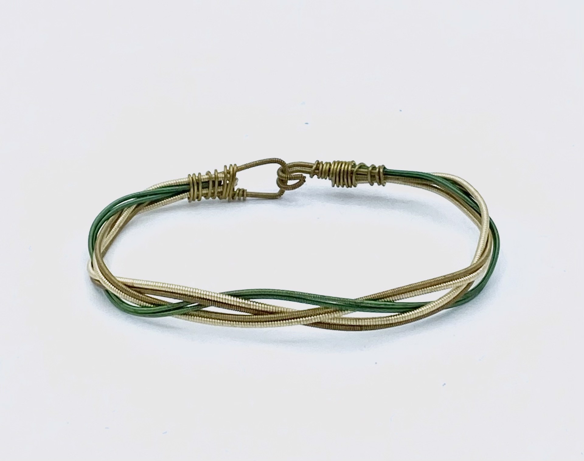 Guitar String Gold and Silver Bracelet by String Thing Designs