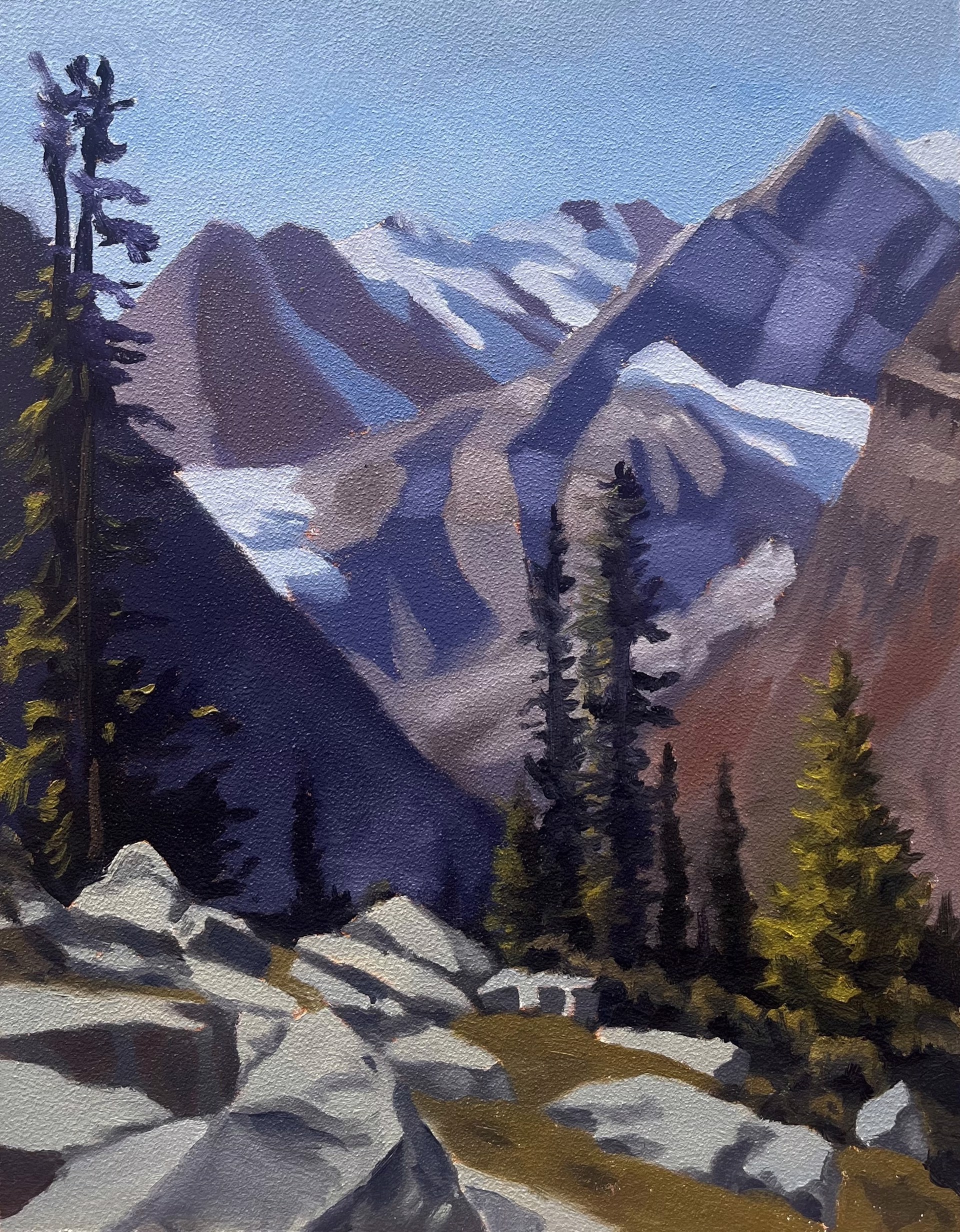 Plein Air Study - Looking south from Bella Vista by Marcos Molina