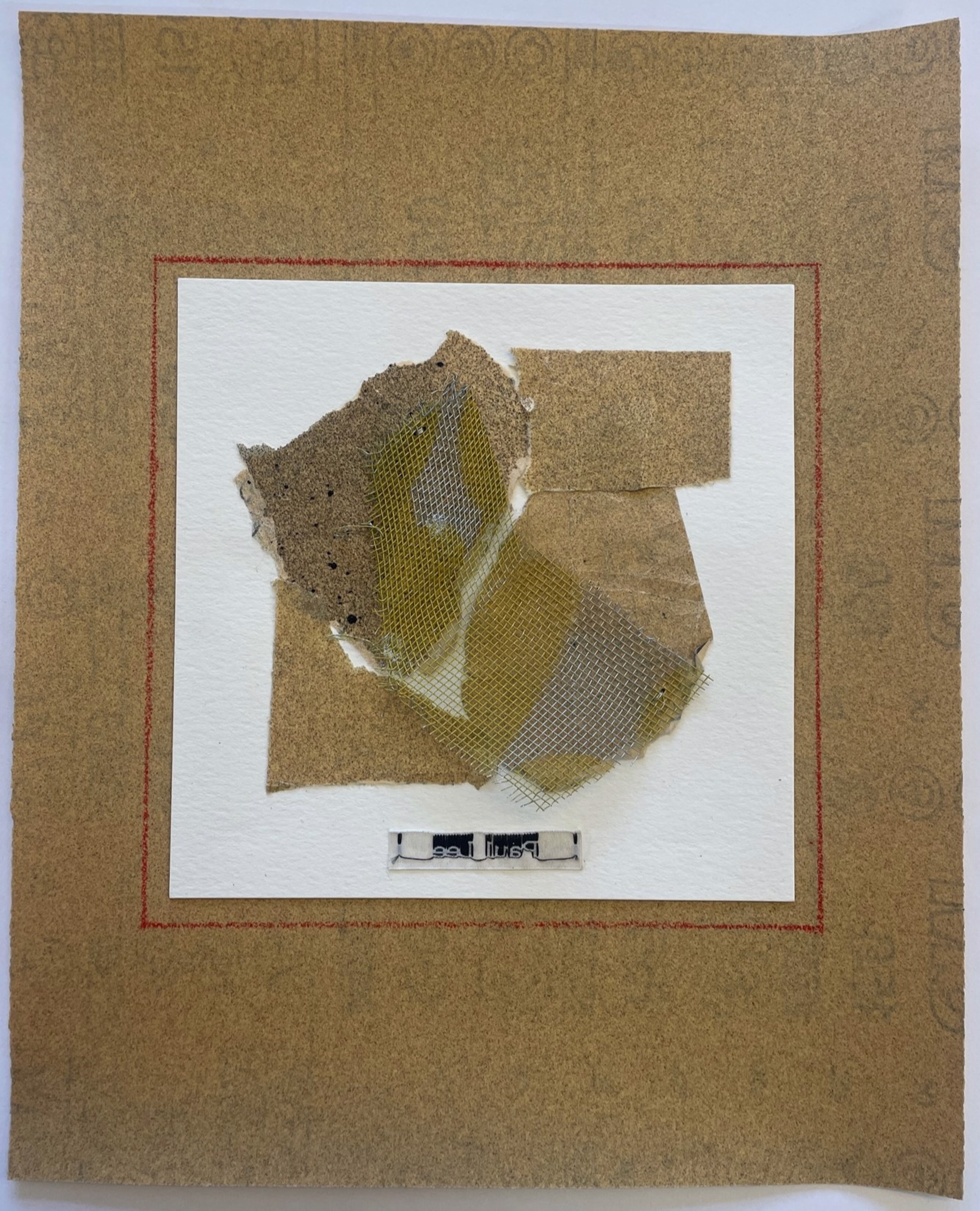 Sandpaper Collage No. 14 by Paul Lee