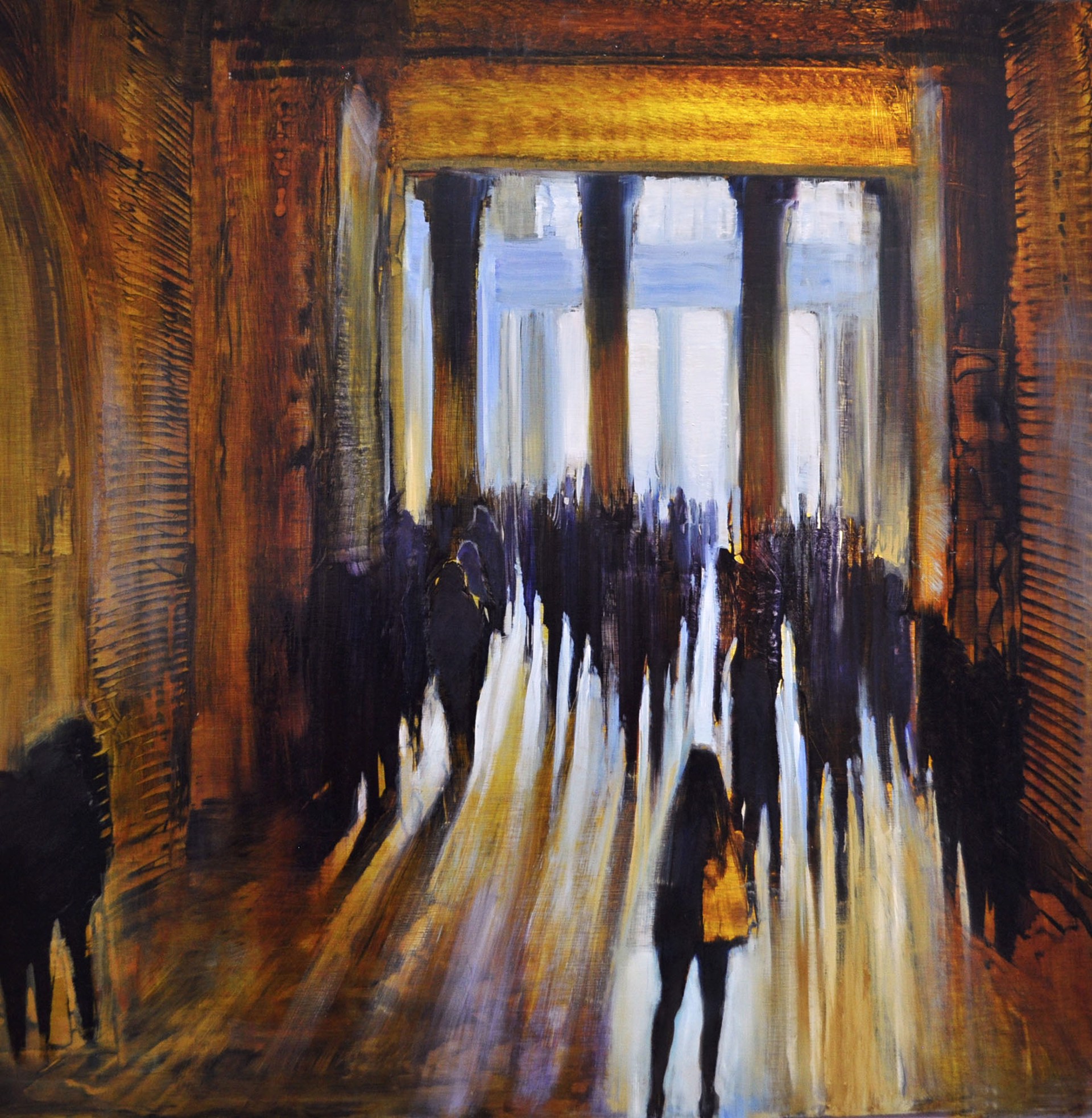 Between Columns of Light by David Dunlop