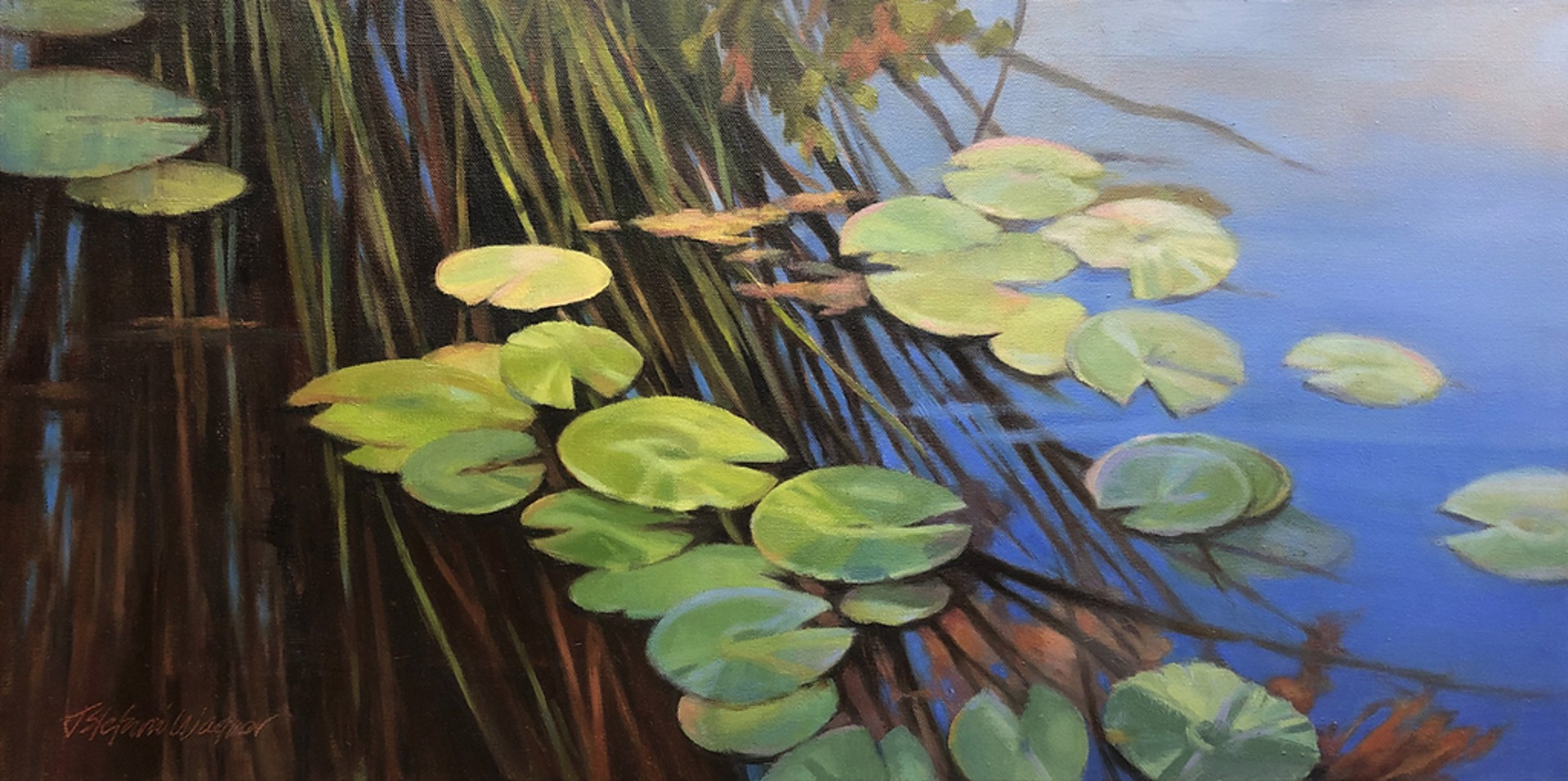 River Lilies by Jill Stefani Wagner PSA-MP IAPS/MC