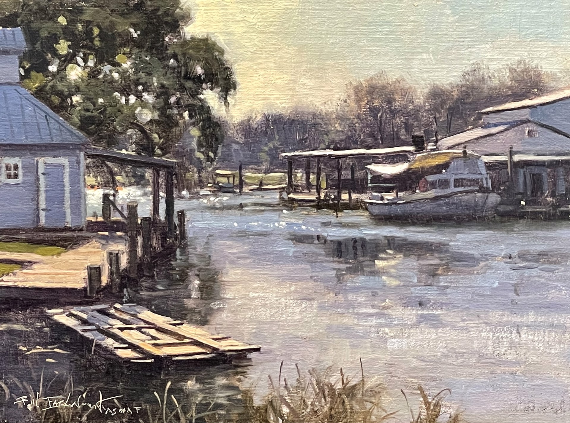 Bayou La Batre by Bill Farnsworth