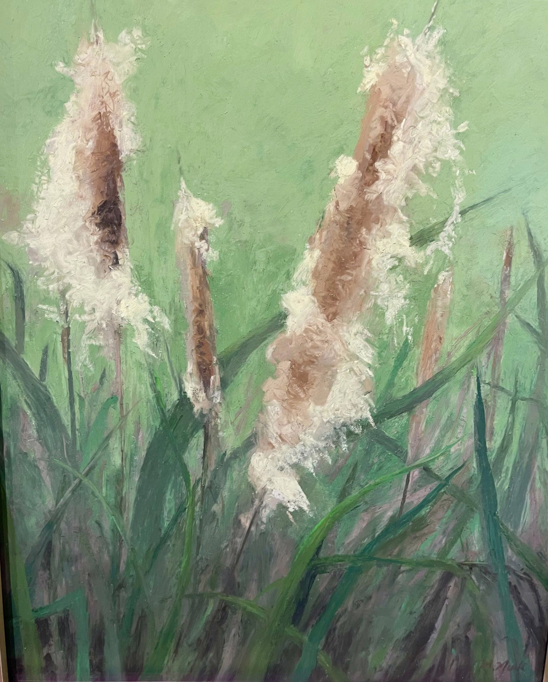 Cattails by Mary Monk