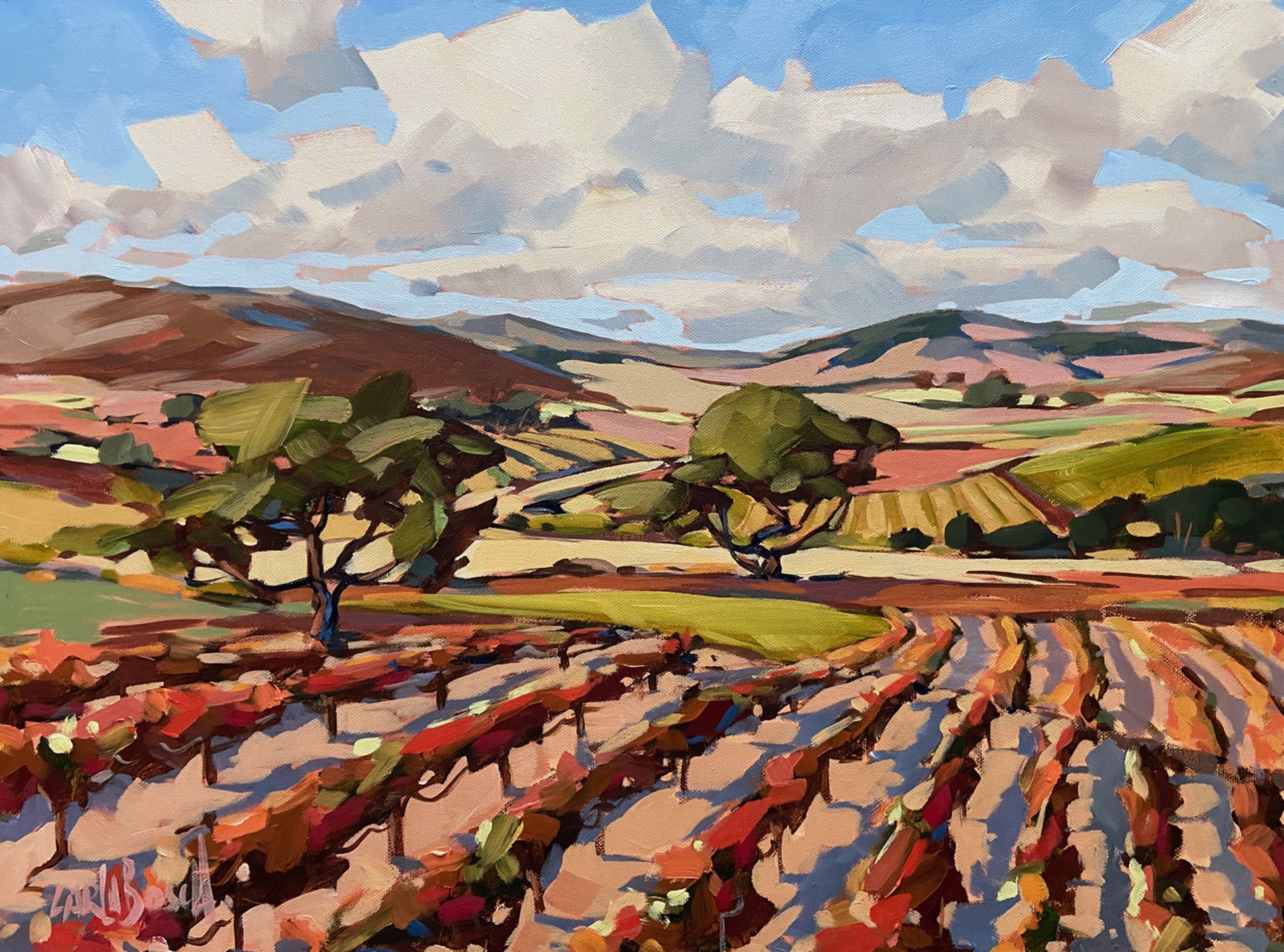 Fall in the Vineyards by Carla Bosch