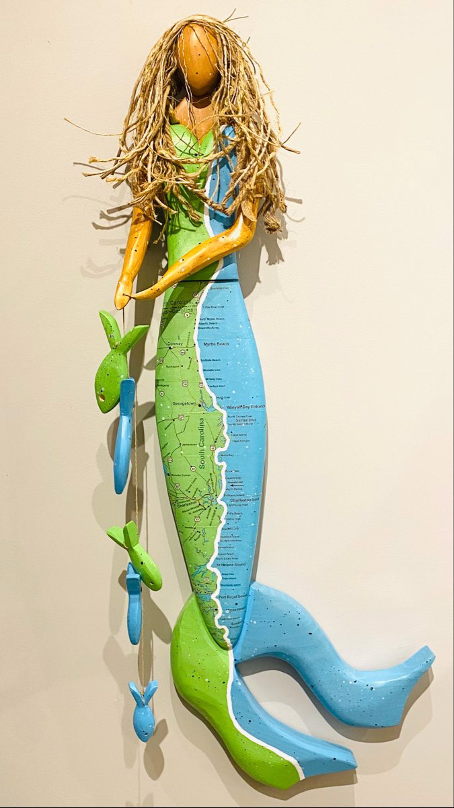 JW22-83 "Carolina SHEShore "Mermaid by Jo Watson