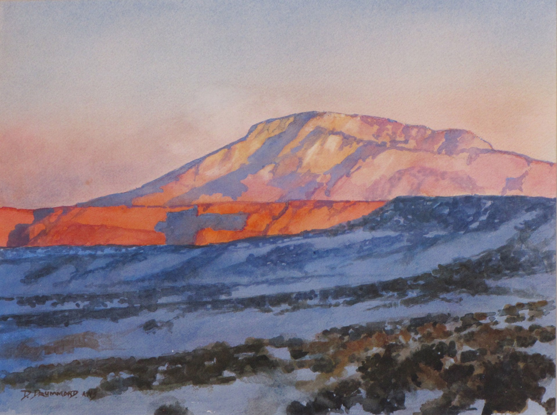 Navajo Mountain Sunset by David Drummond