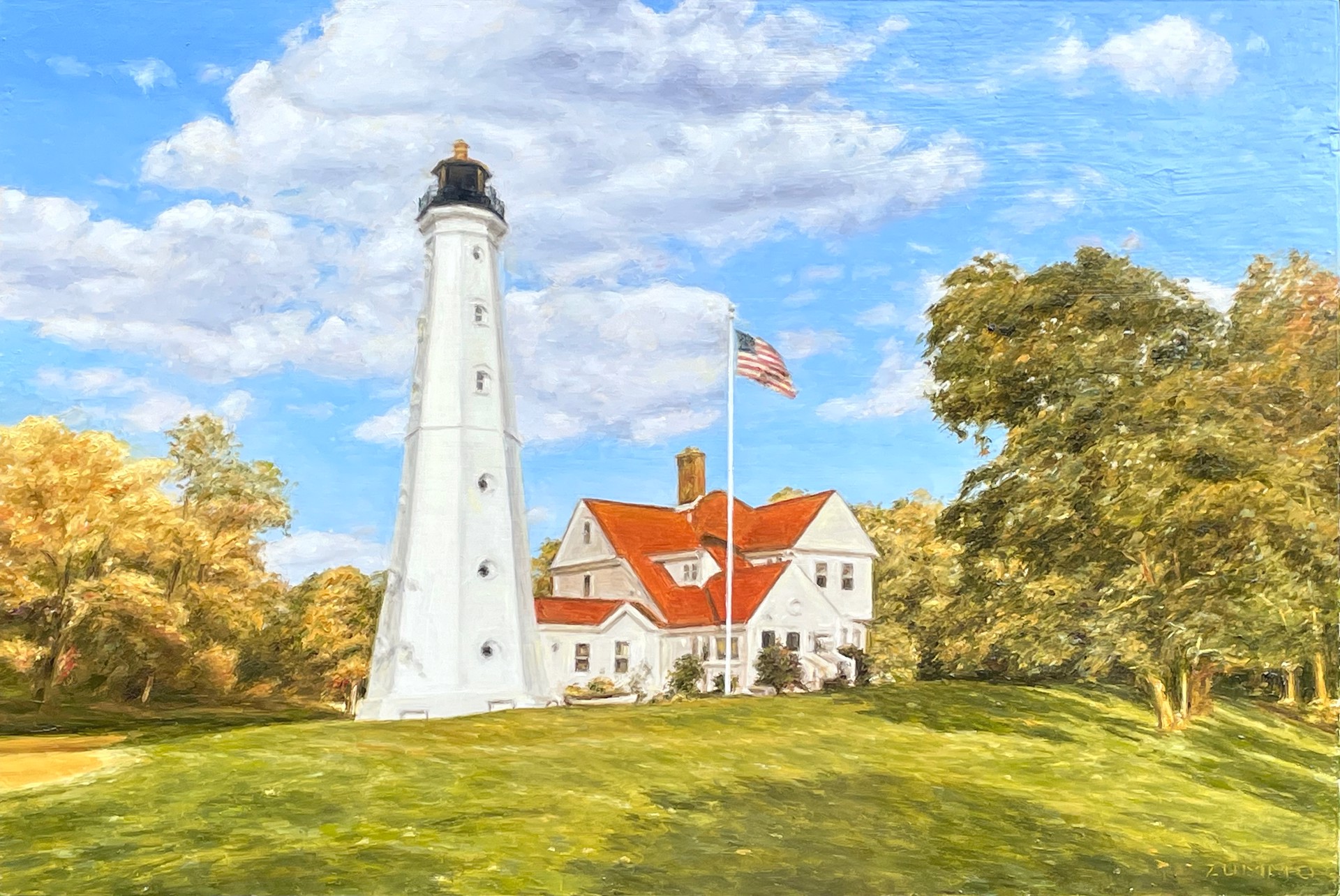 North Point Lighthouse by Lori Zummo