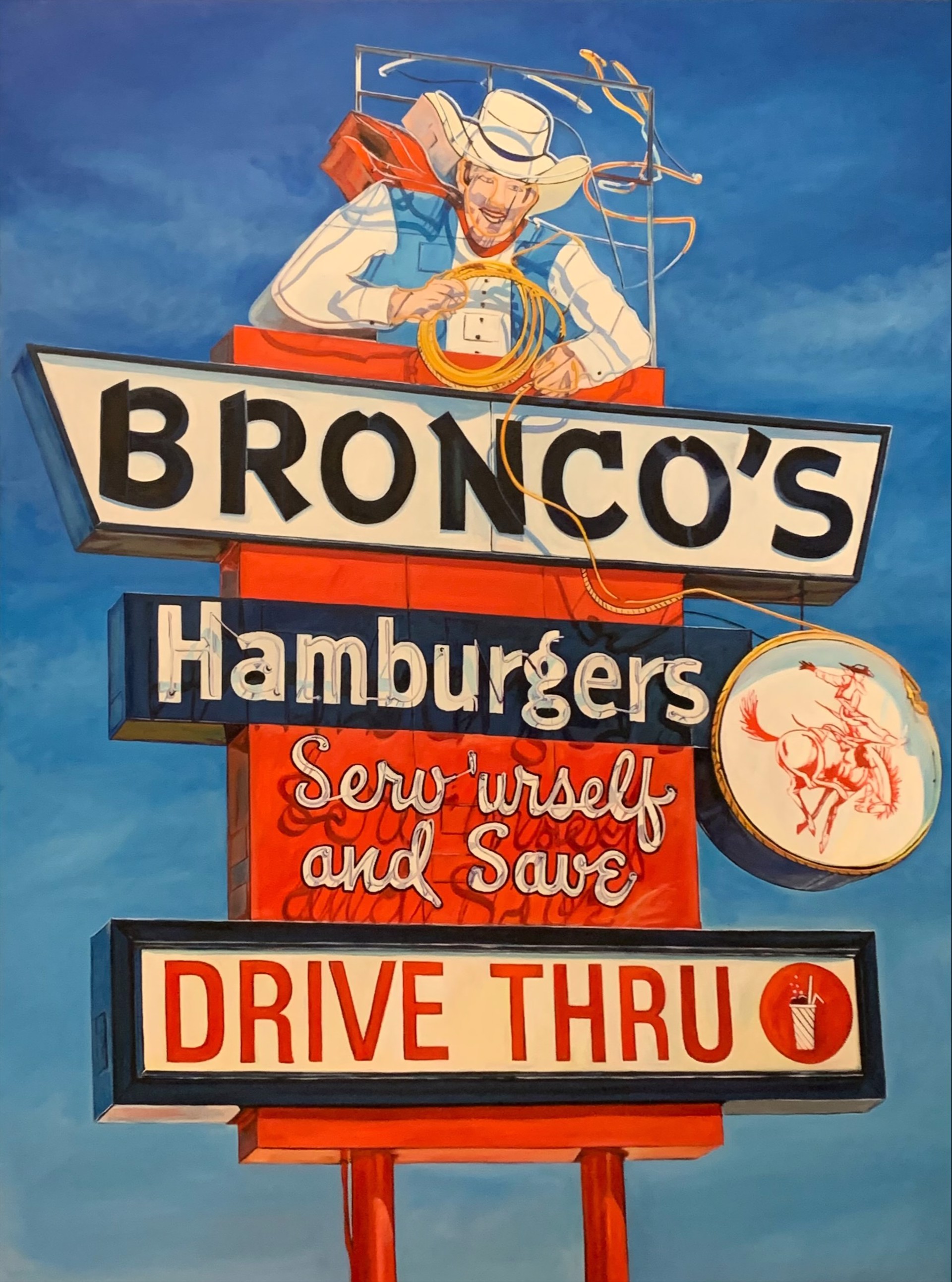 Bronco's Drive Thru by Katrina Swanson