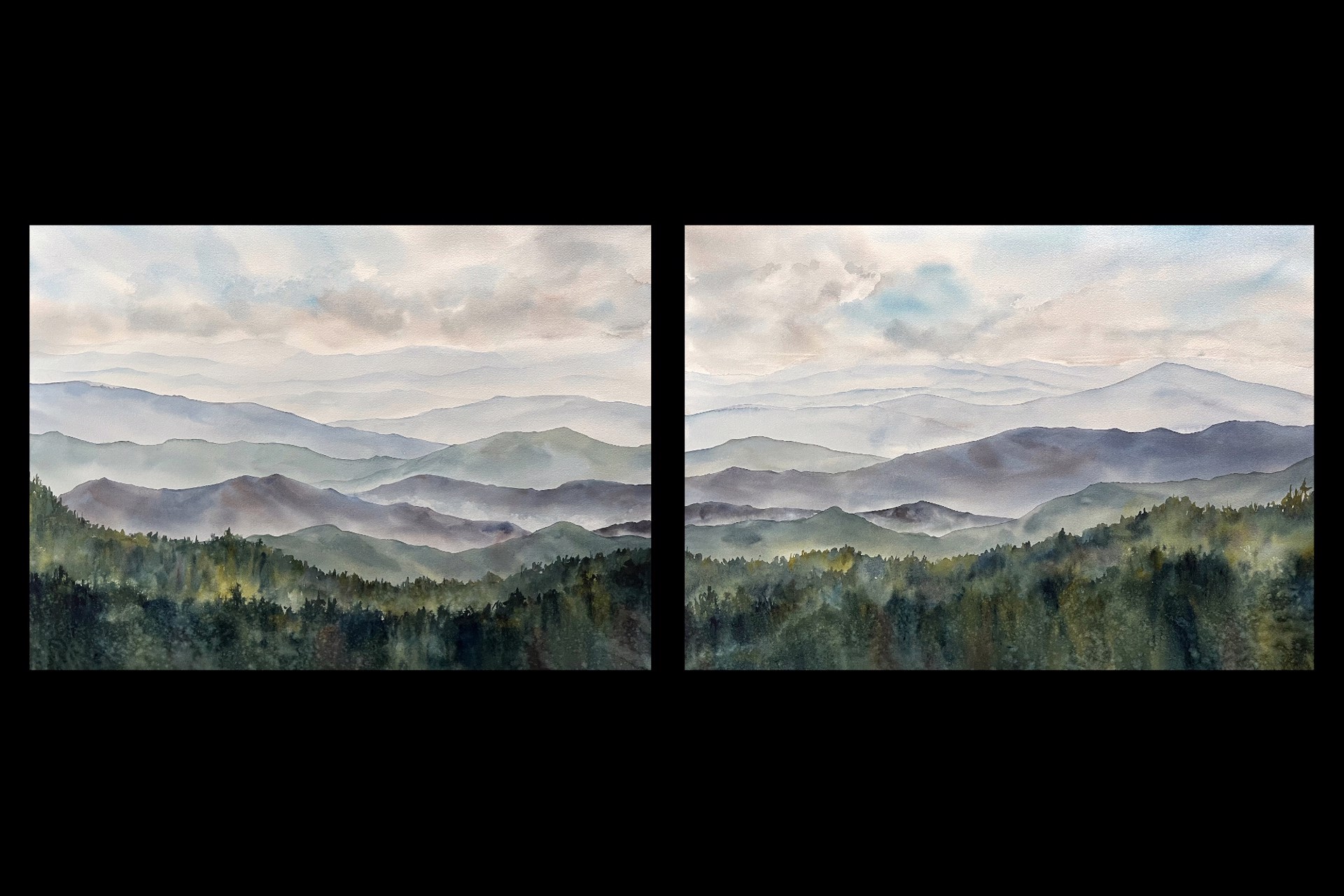 Diptych by Bronwen McCormick