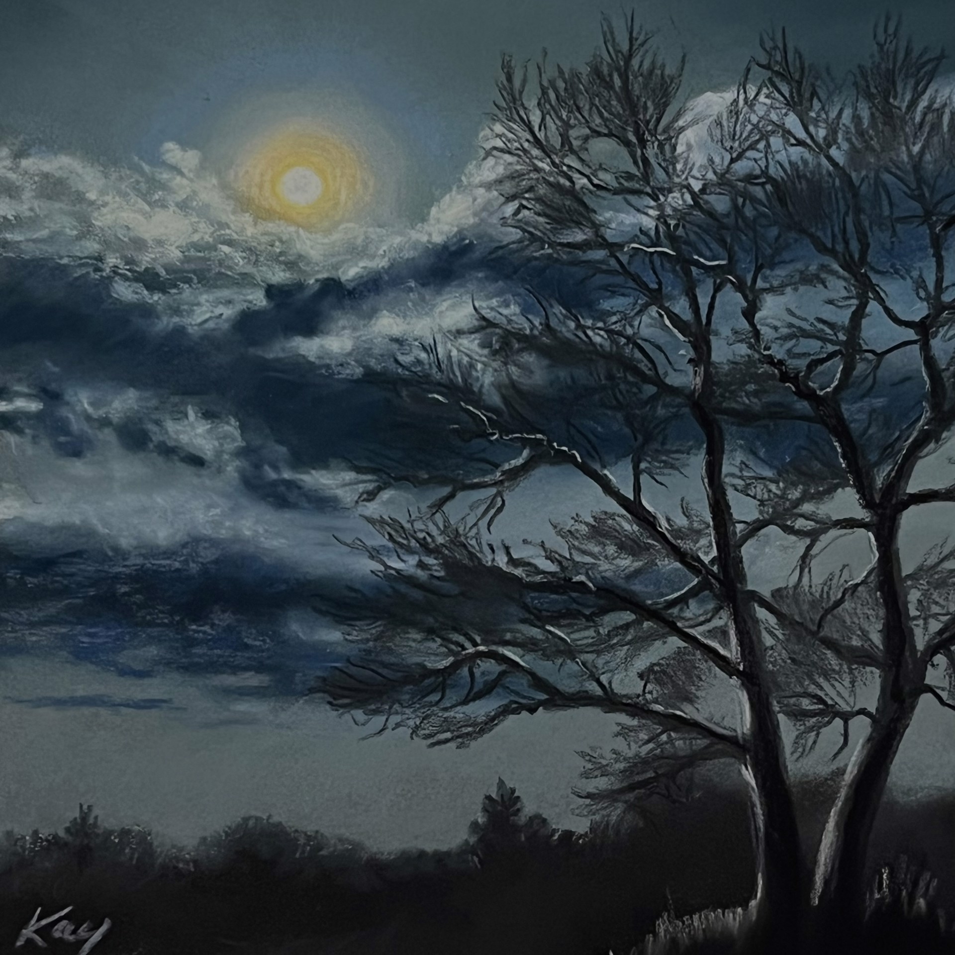 November Moon by Kay Brathol-Hostvet