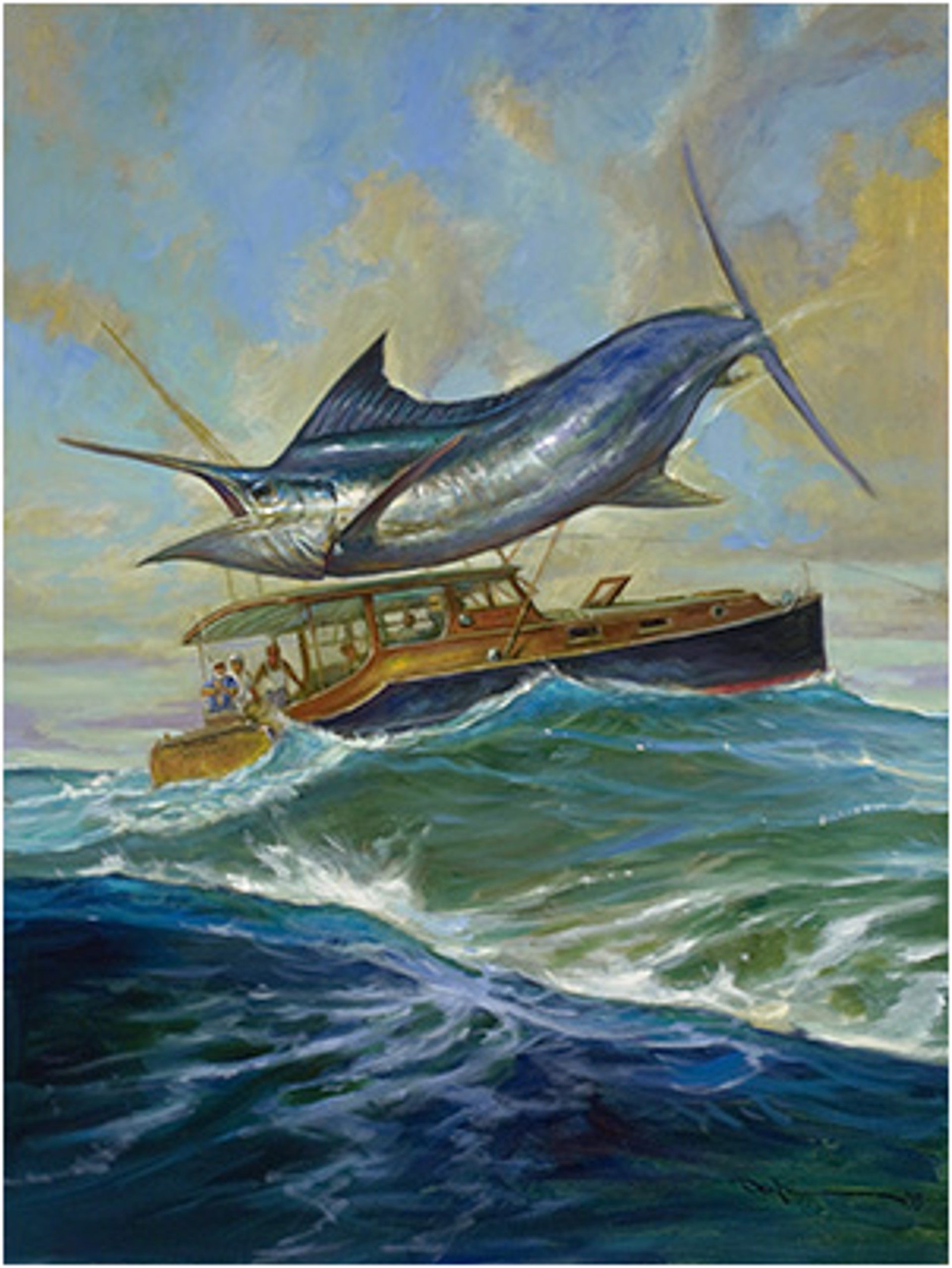 Blue Cuban Seas by John Carroll Doyle