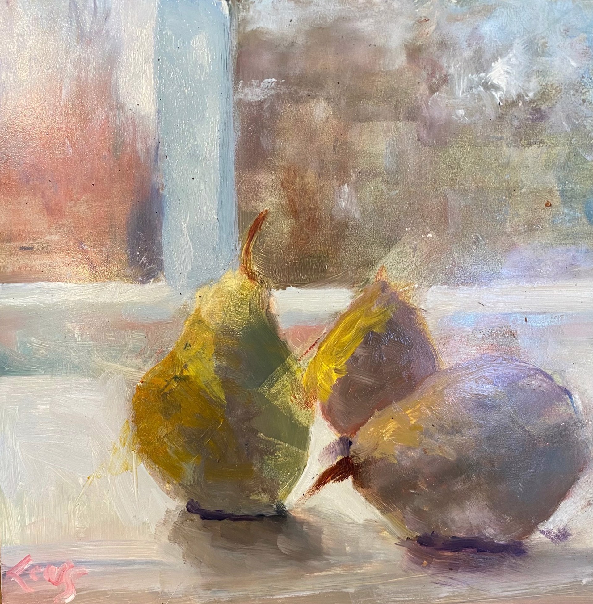Still Life with Pears by Linda Lewis