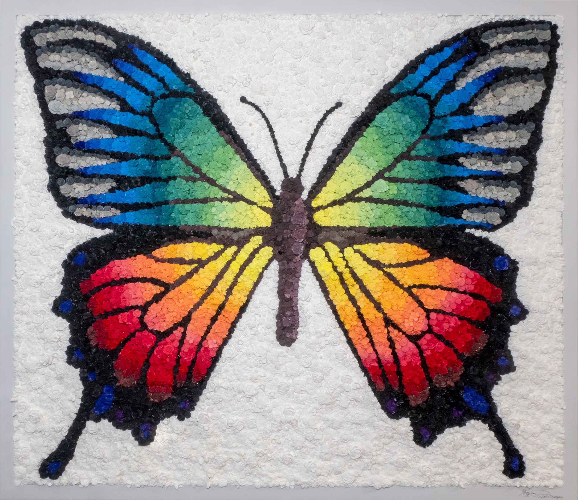 Tethered Butterfly Rainbow by Kevin Champeny