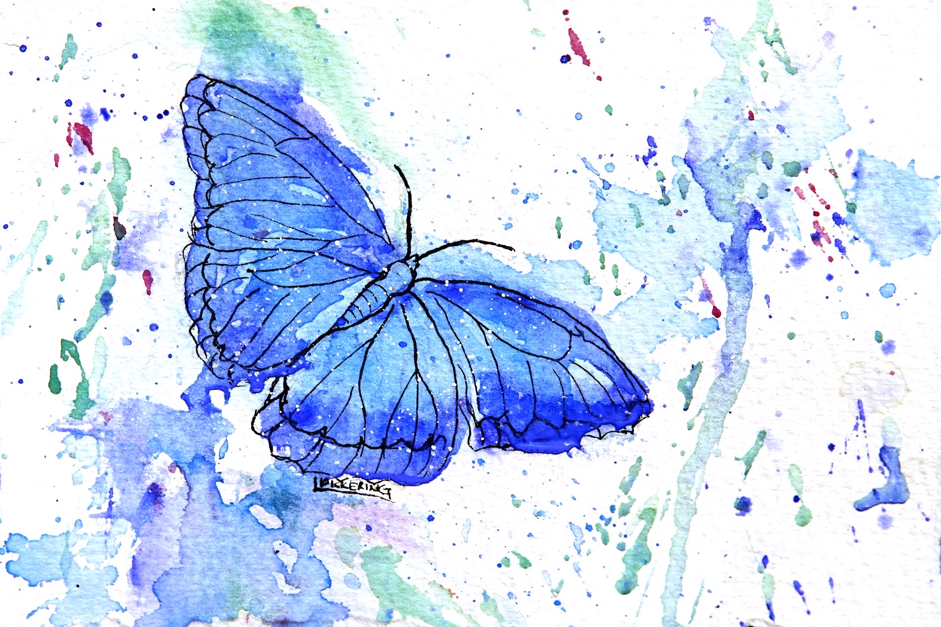 Butterfly Blues by Laura Pickering