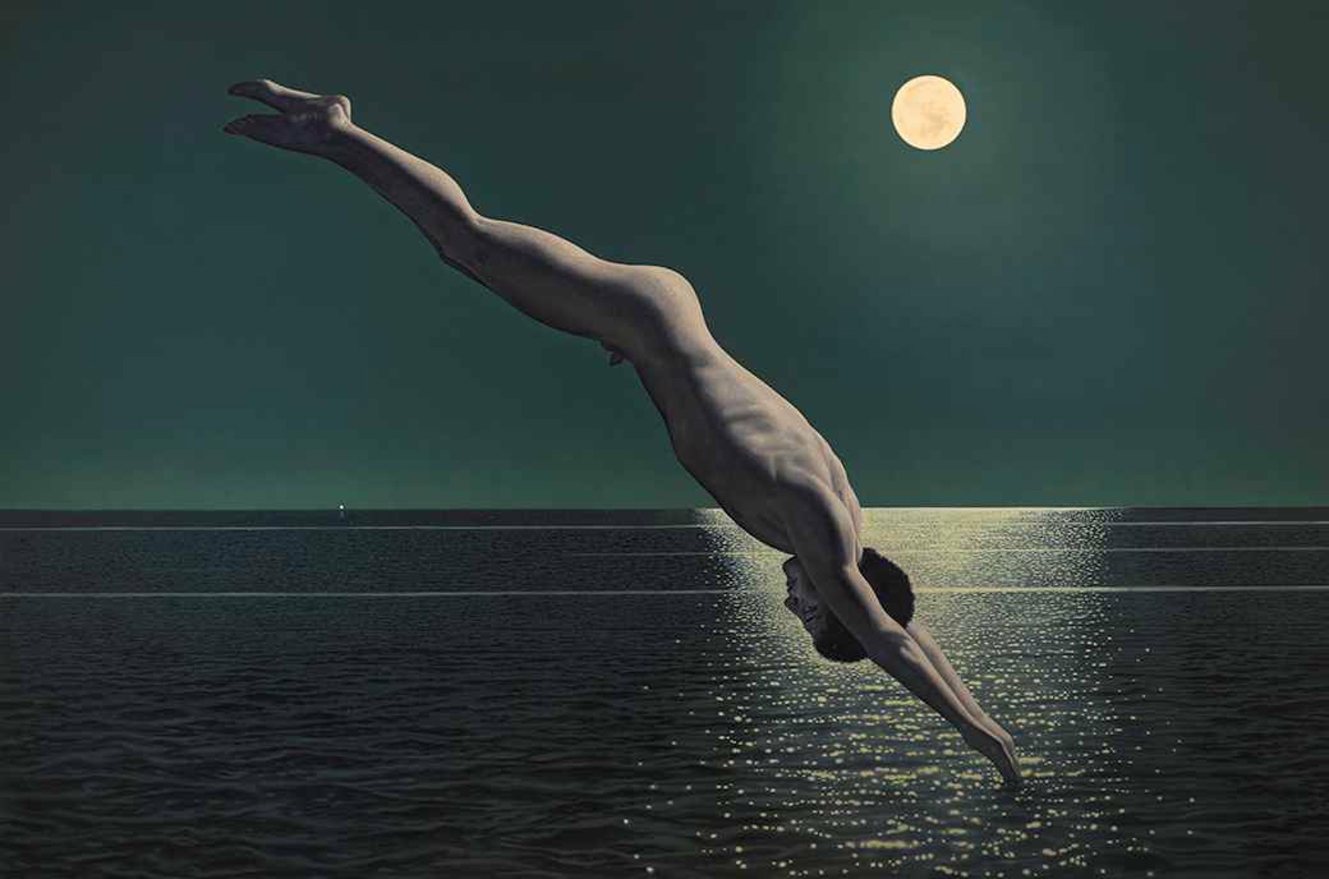 Night Diver by David Ligare