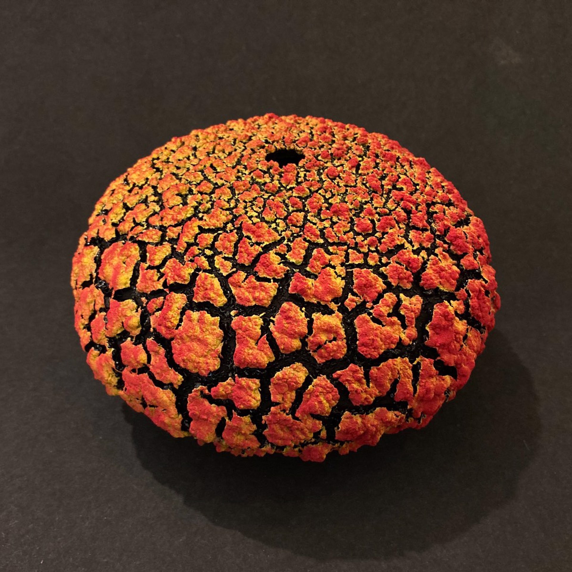 Urchin Vessel - Orange | Red 149 by Randy O' Brien