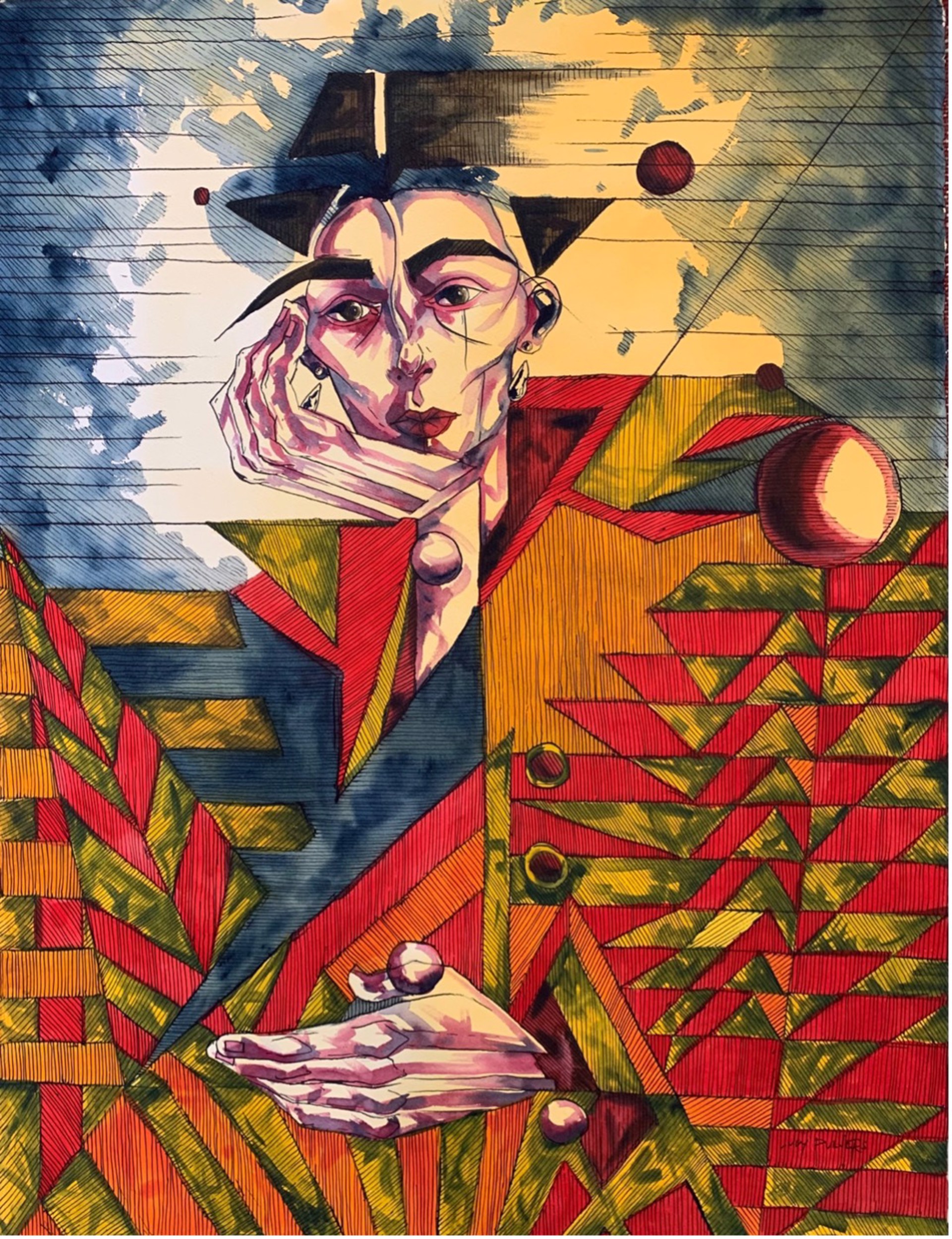 Refraction Orange by Lucy Pulvers