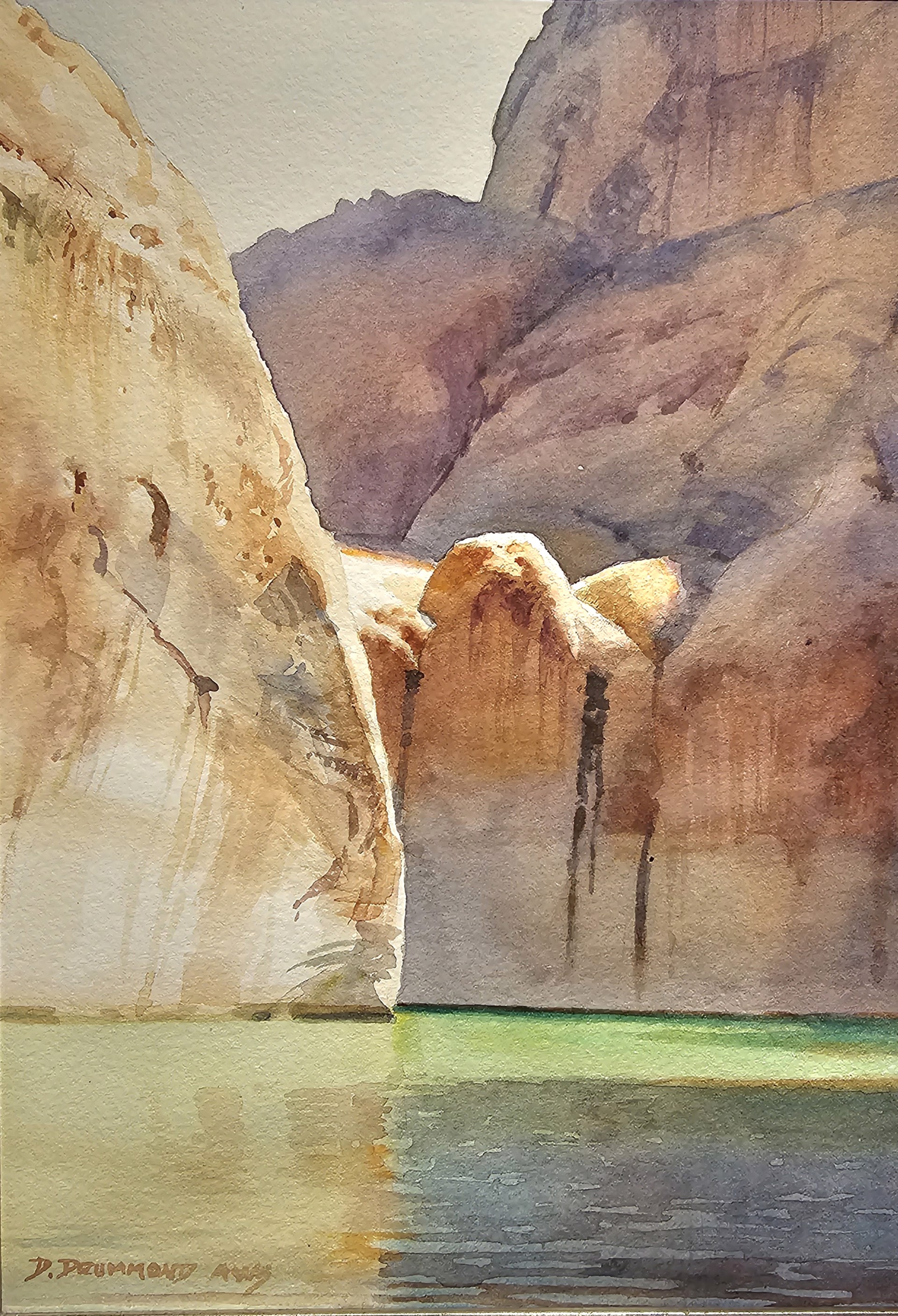 Sun In The Canyon by David Drummond