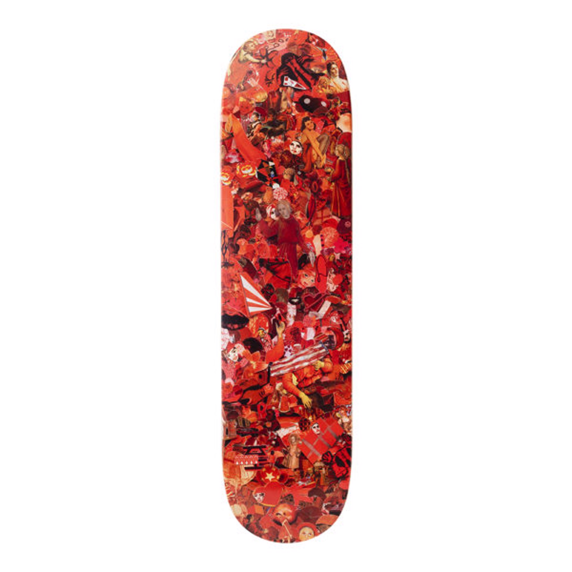 Eight Color Spectrum Skate Deck- Red by Vik Muniz