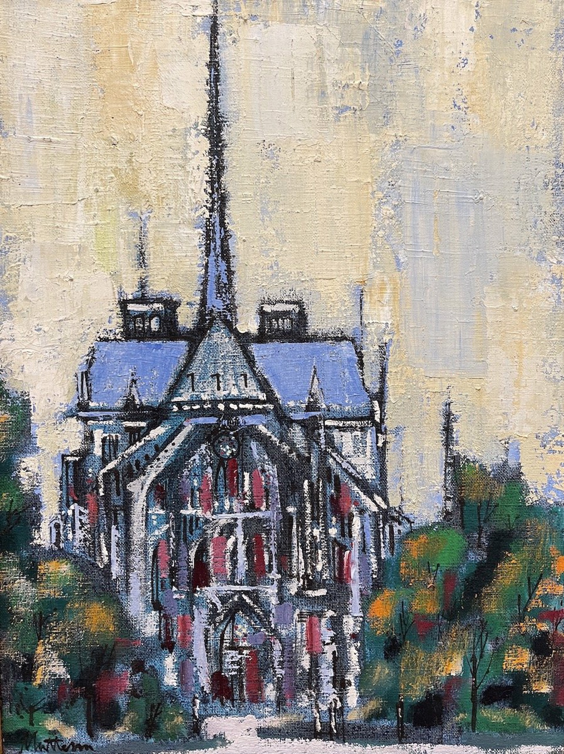 Notre Dame, Paris 1963 by Rip Matteson
