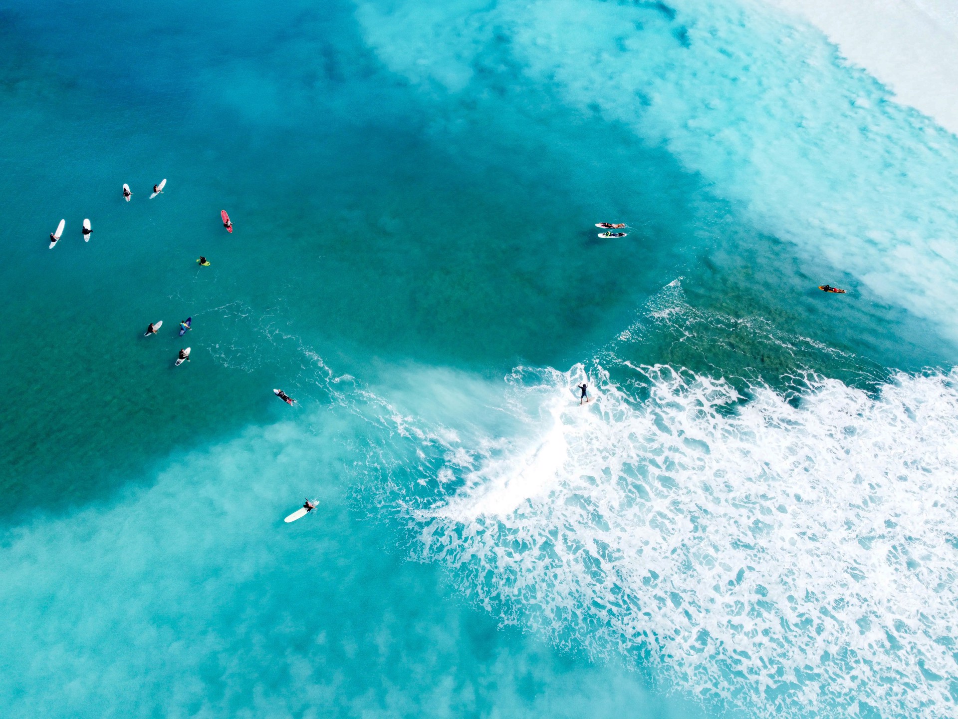 Surfer #10- Multiple Sizes Available Upon Request- Aerial Scapes Edition of 5 by Raffaele Ferrari