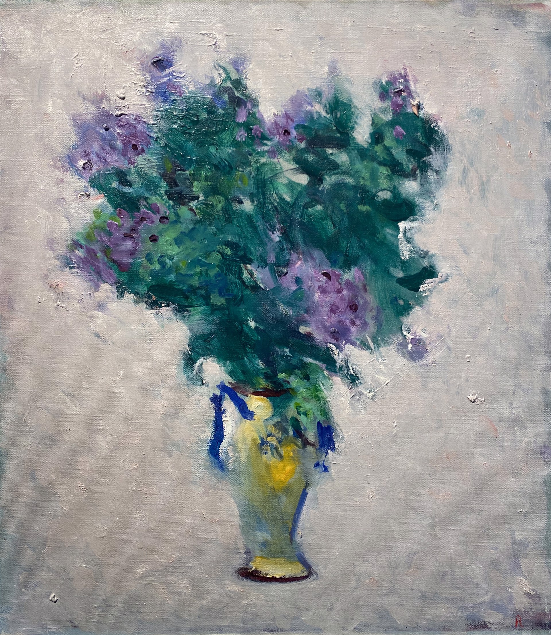 Lilacs by Paul Resika