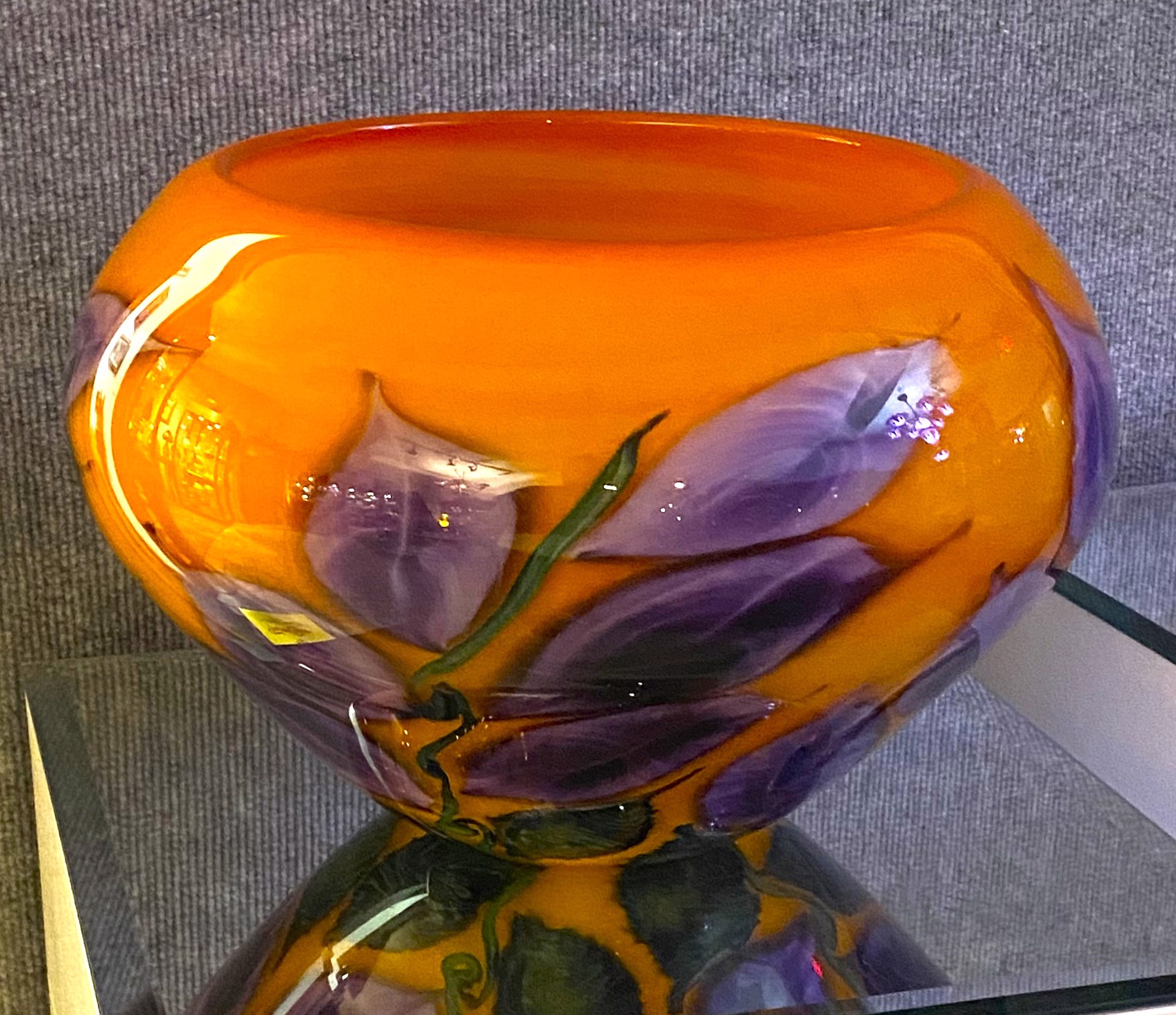 Orange Bowl w Iris' by Daniel Lotton