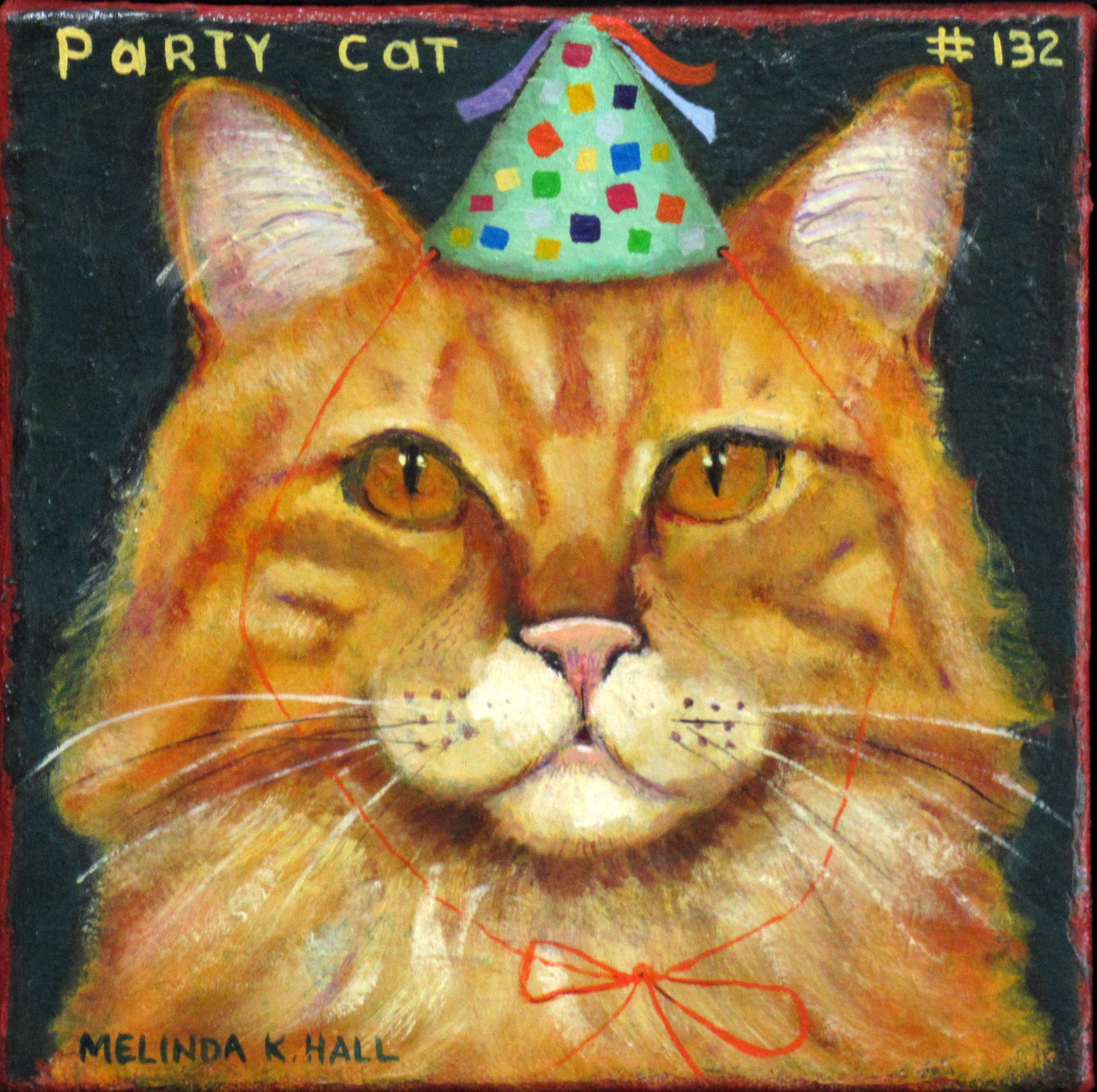 Party Cat #132 by Melinda K. Hall