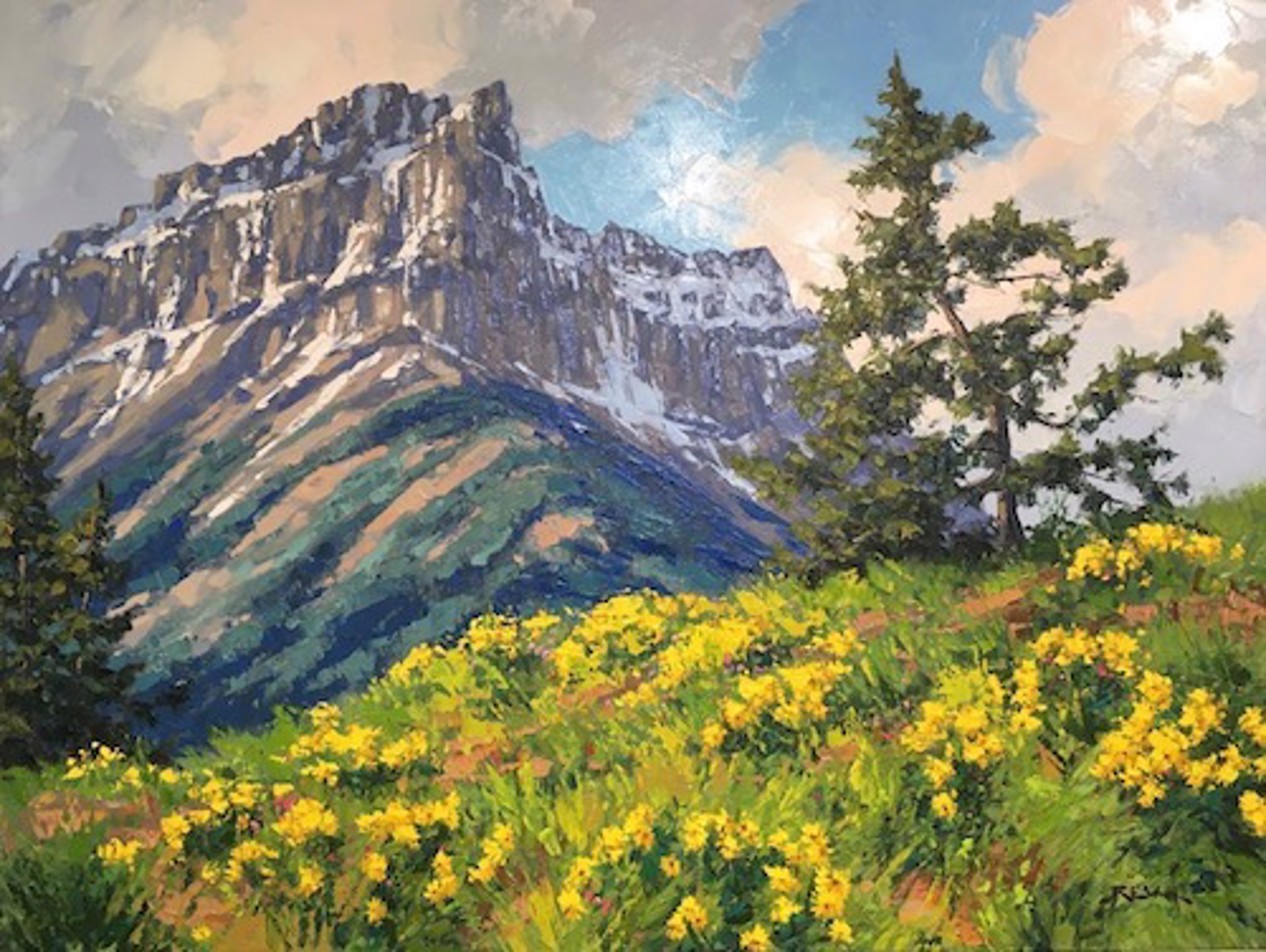 Anderson Peak by Robert E Wood