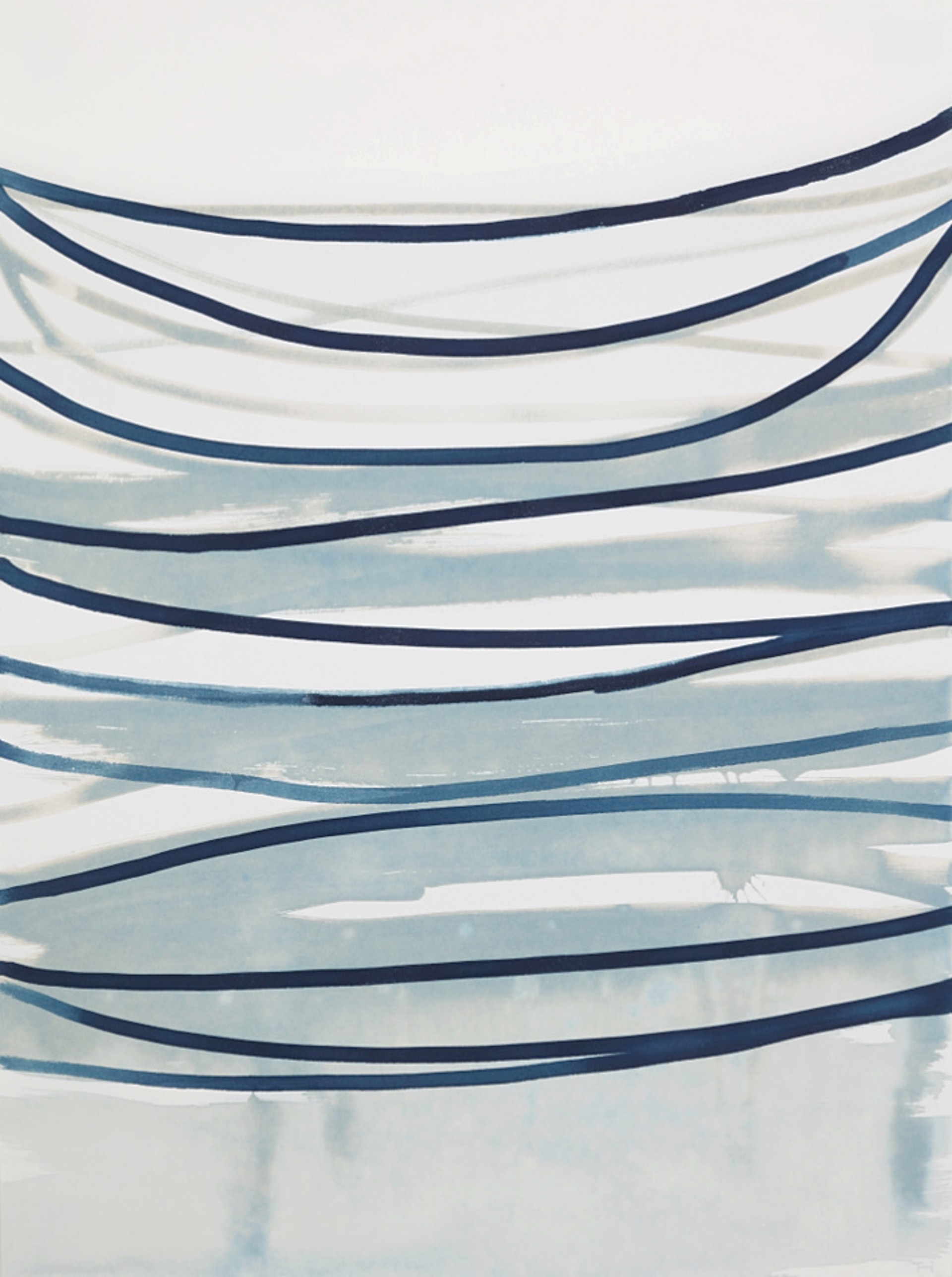 Blue Strata VIII by Terri Dilling
