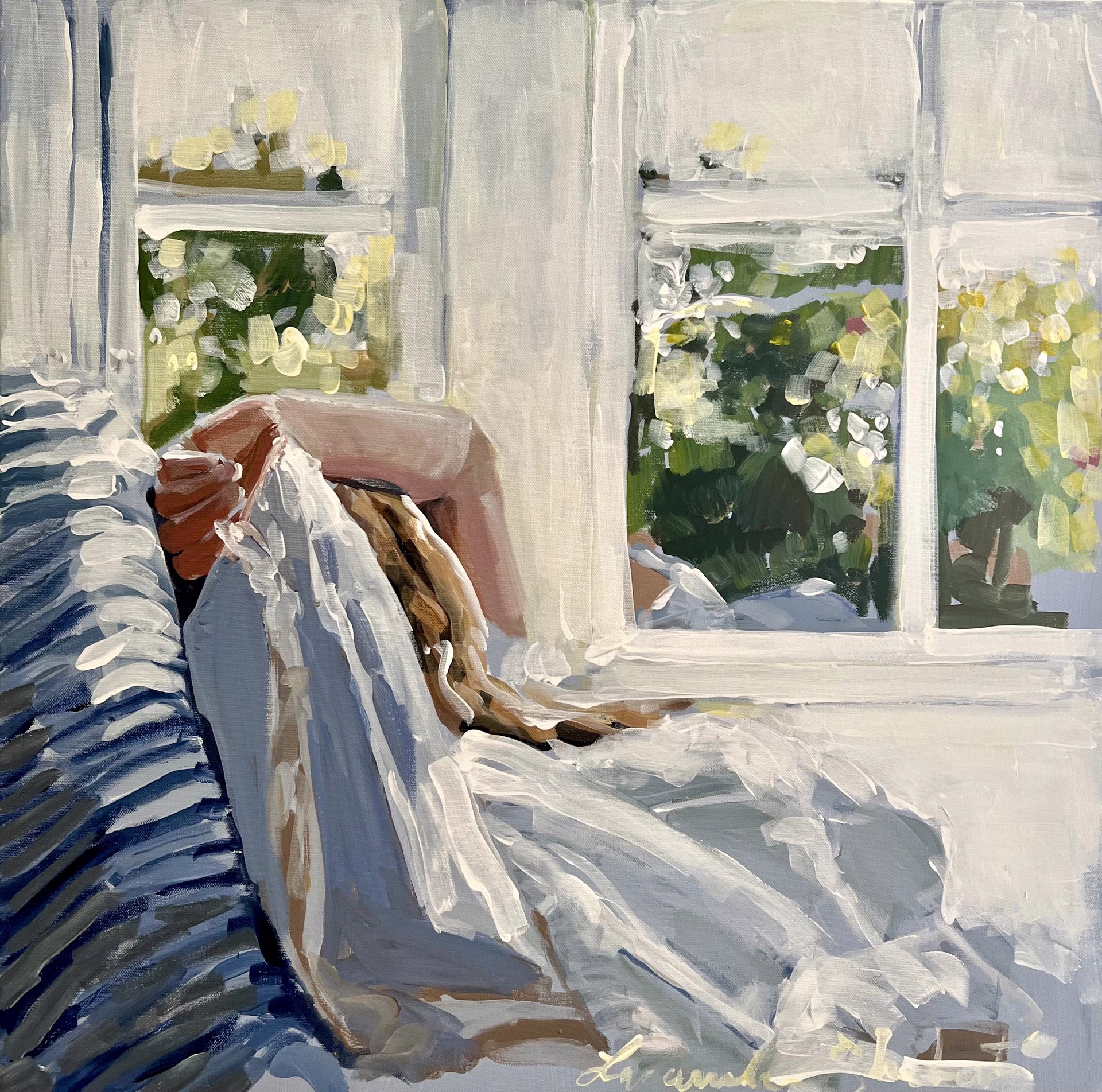 Looking Out The Window by Laura Lacambra Shubert
