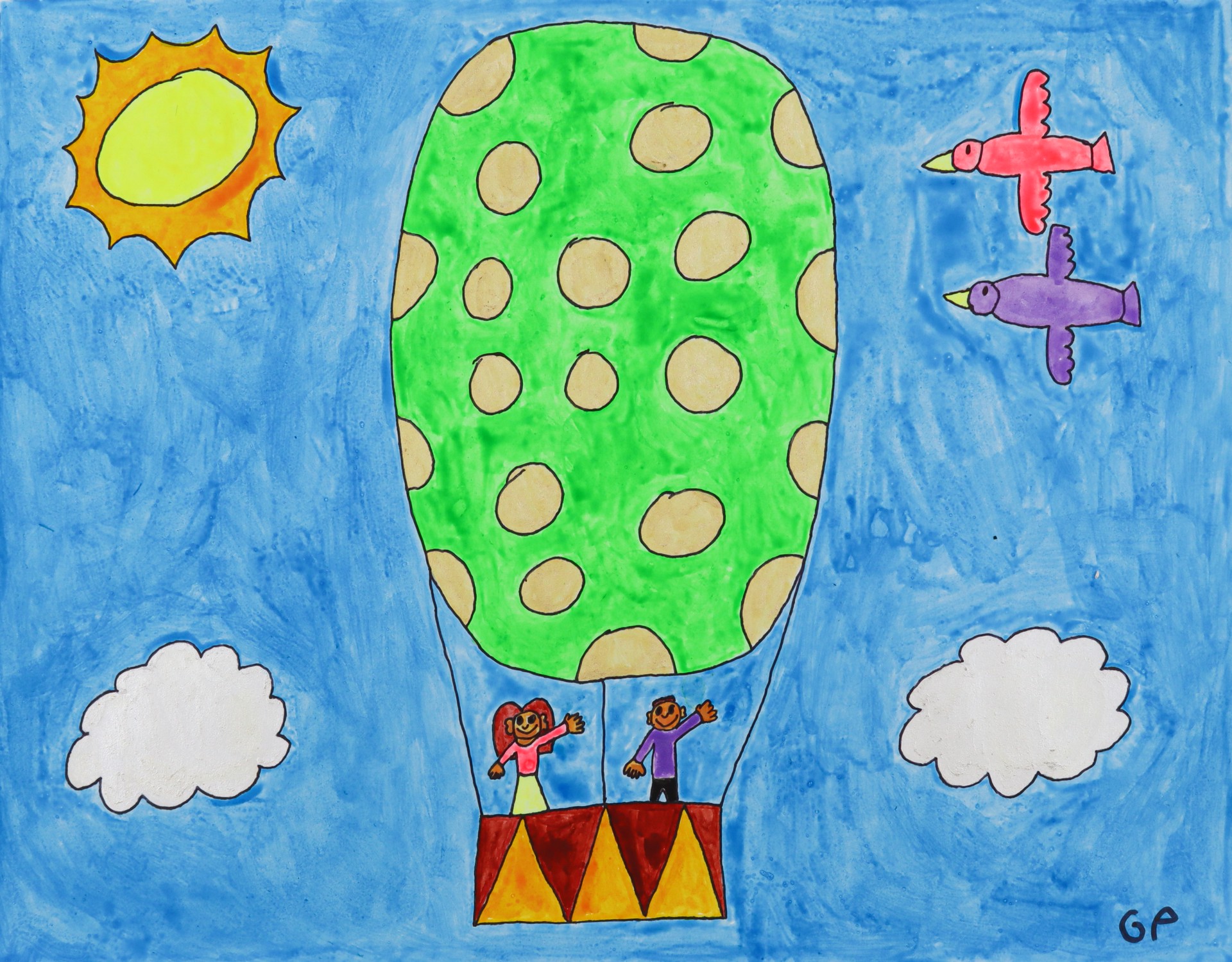 Balloon In the Sky  by Gillian Patterson