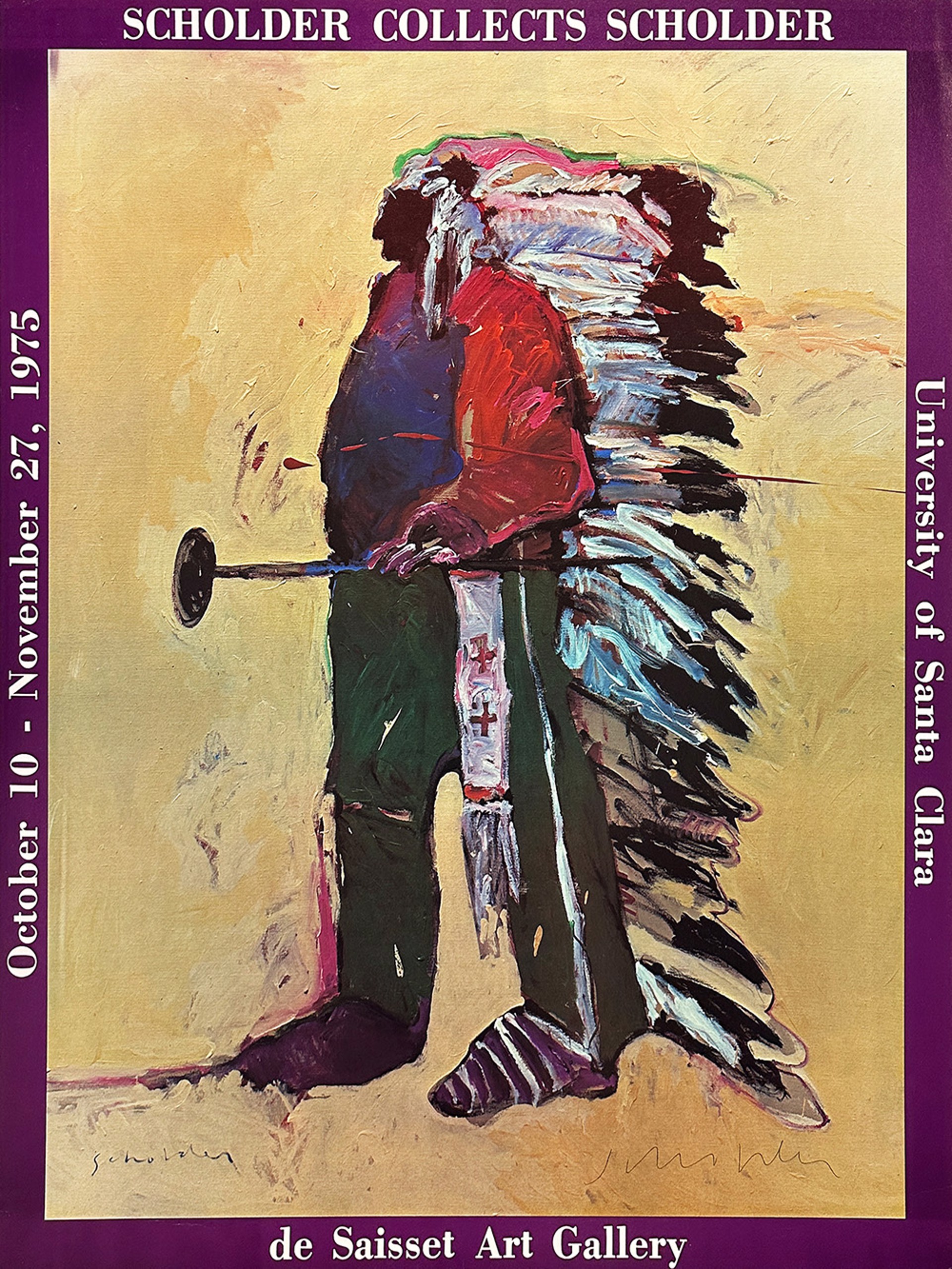 De Saisset Art Gallery - Indian Chief Image by Fritz Scholder