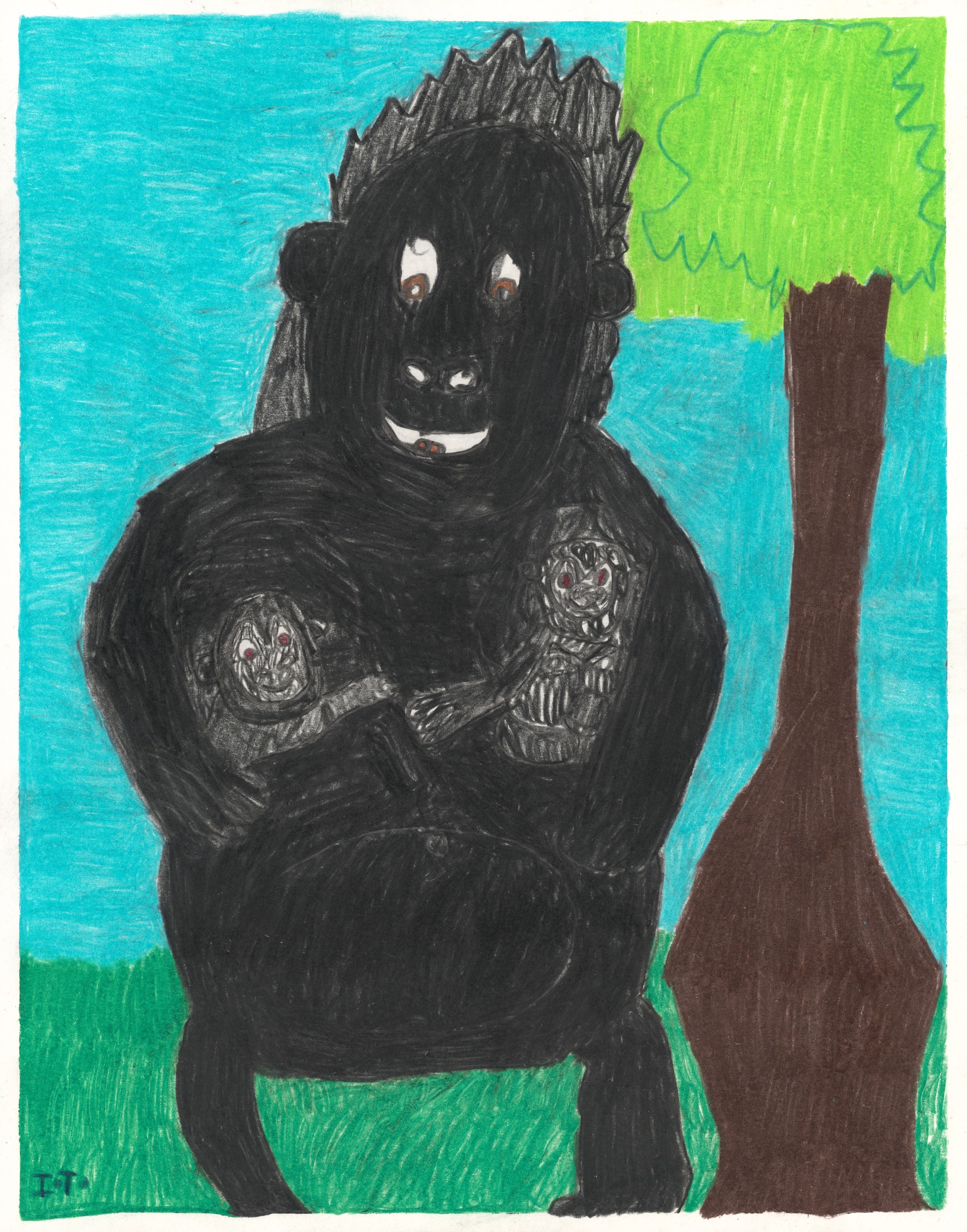 Happy Gorilla by Imani Turner