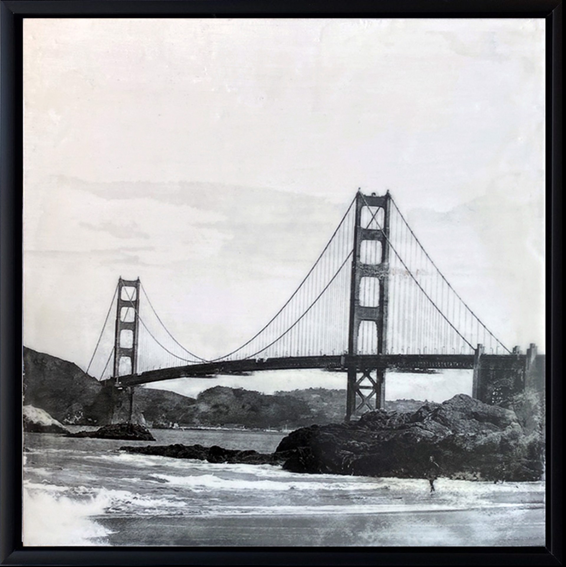 Golden Gate Bridge Baker Beach with Runner by Suzie Buchholz