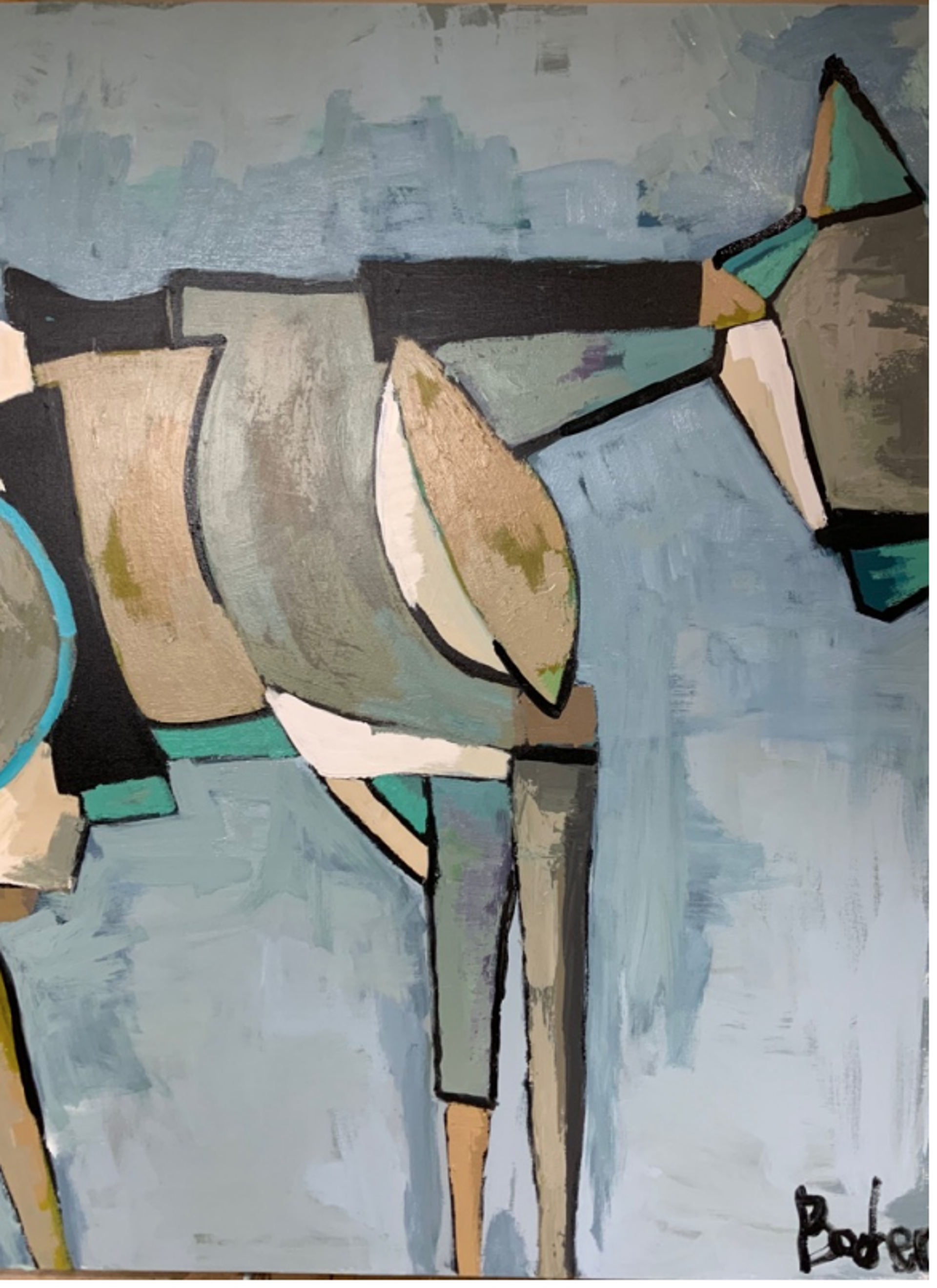 Abstracted Horse for Carrie Kidd by Gary Bodner