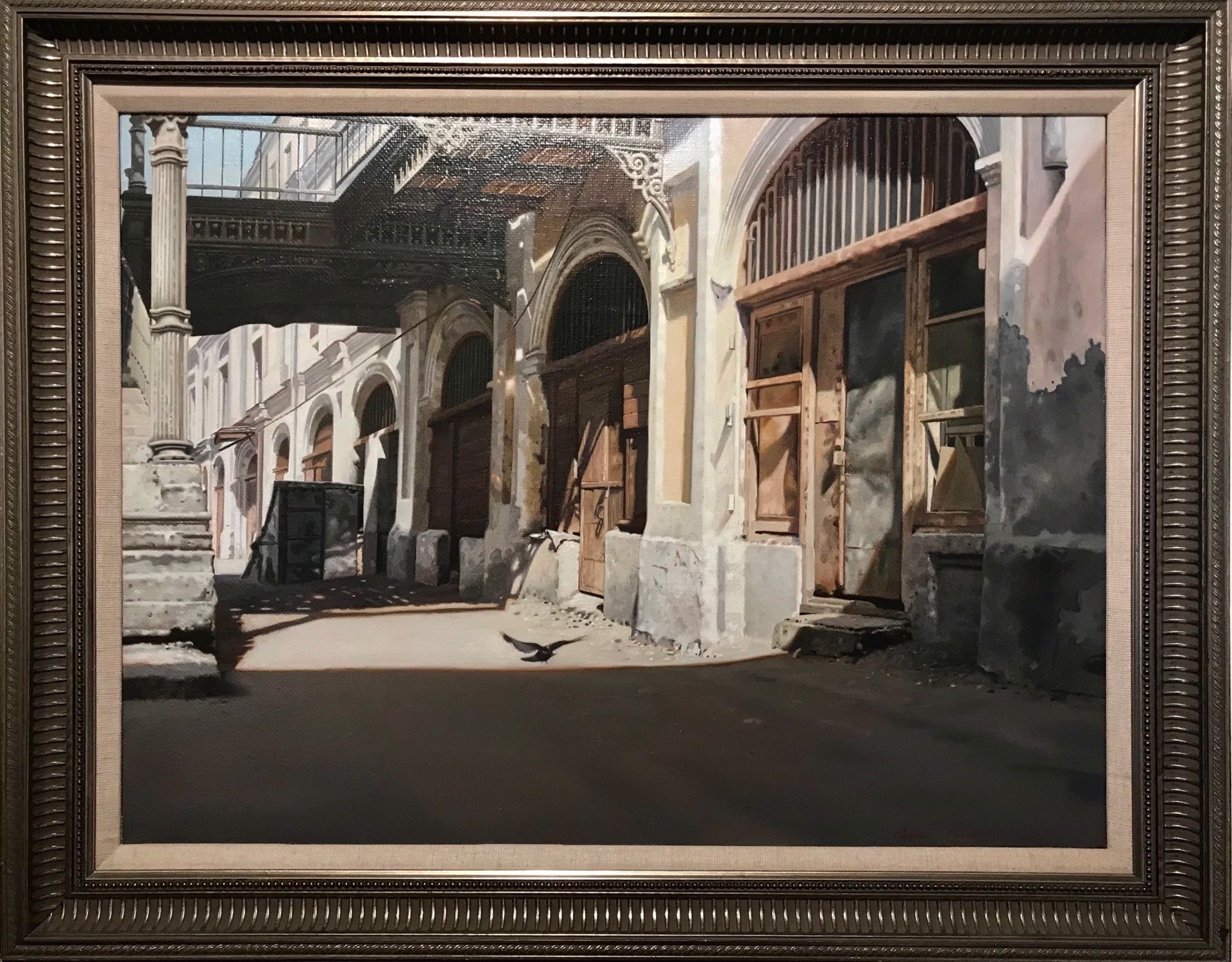 Old Moscow Courtyard by Sergei Ossovsky