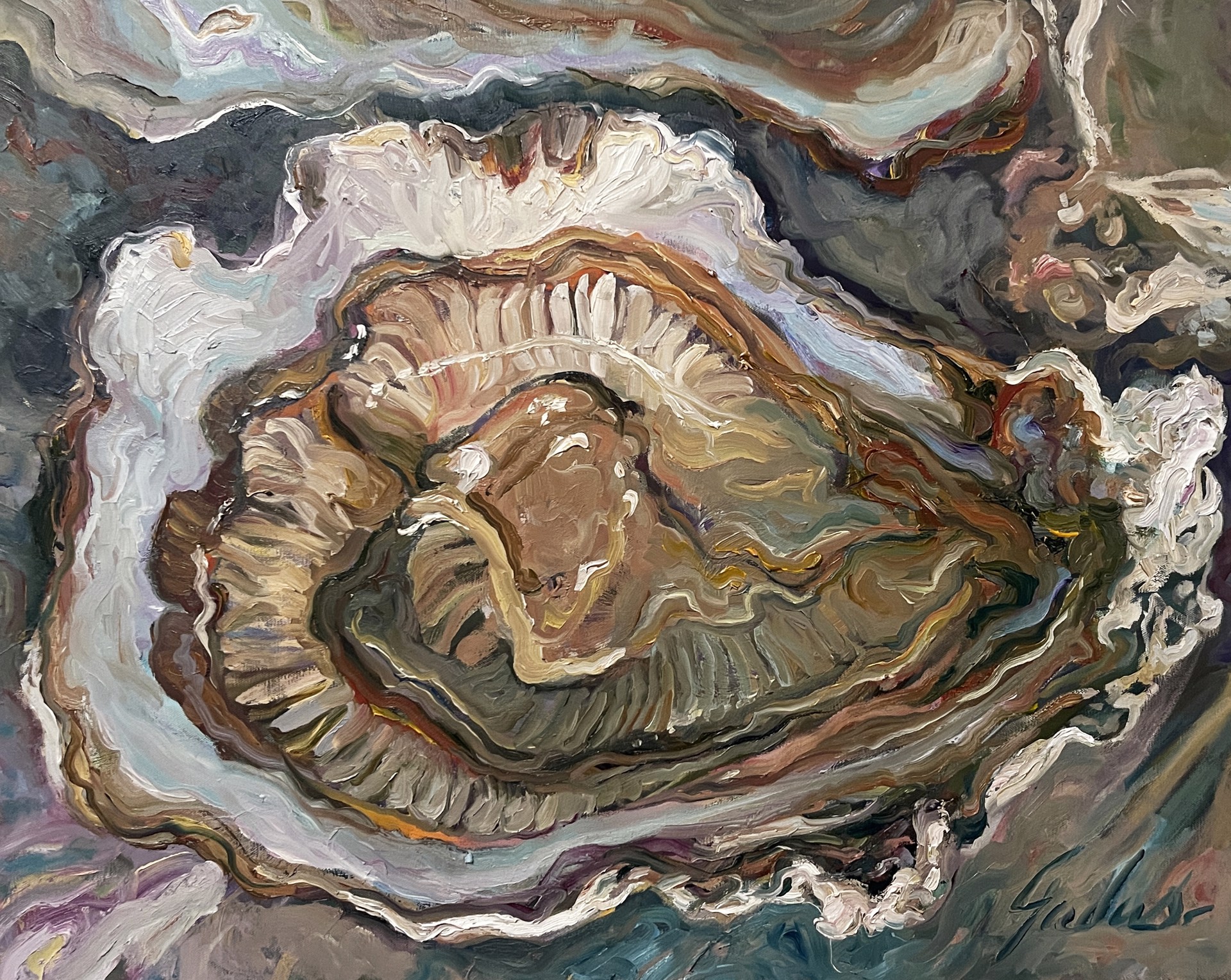 Oyster Study2 by Carrie Jadus