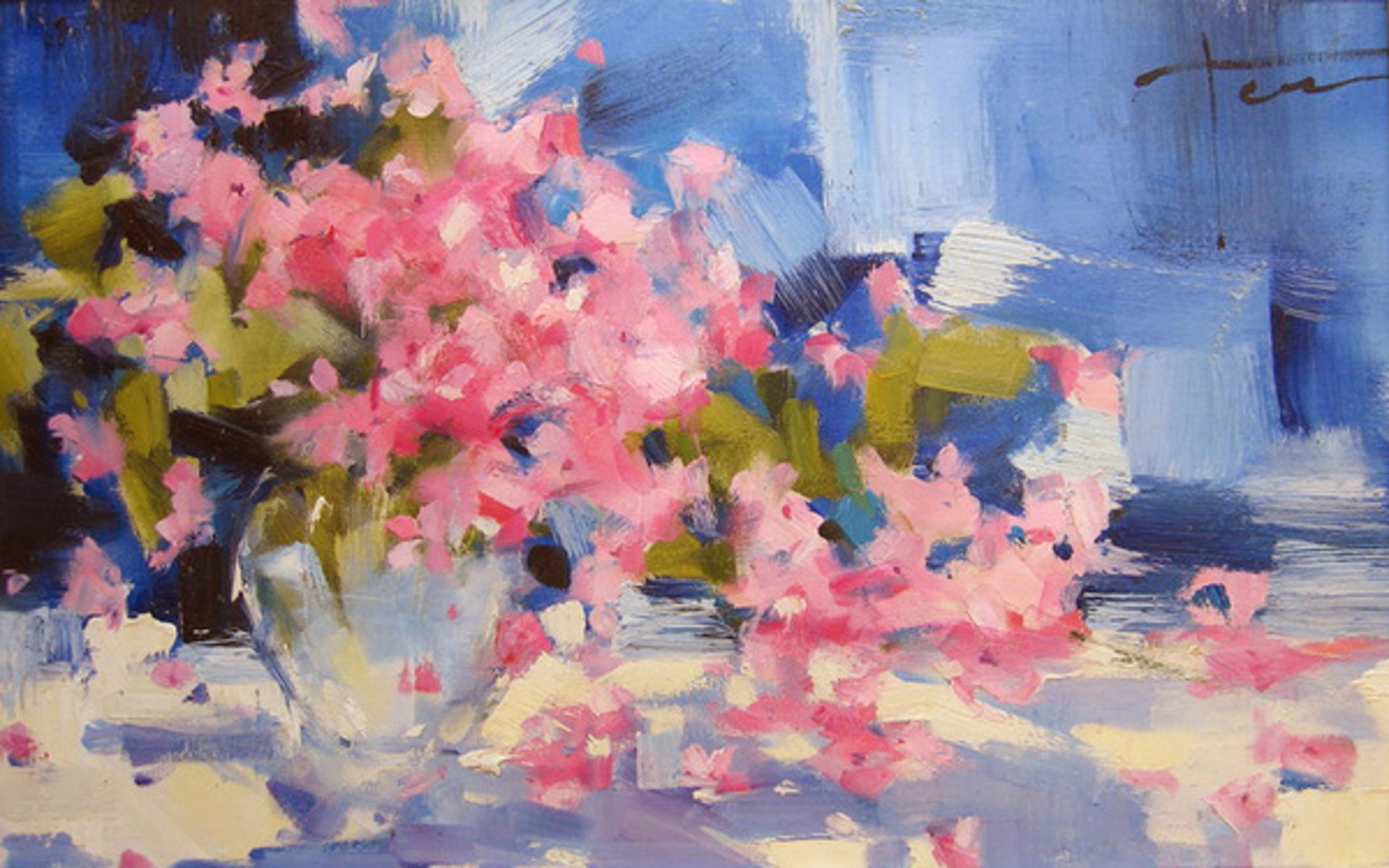 Pink Bouquet by Yana Golubyatnikova