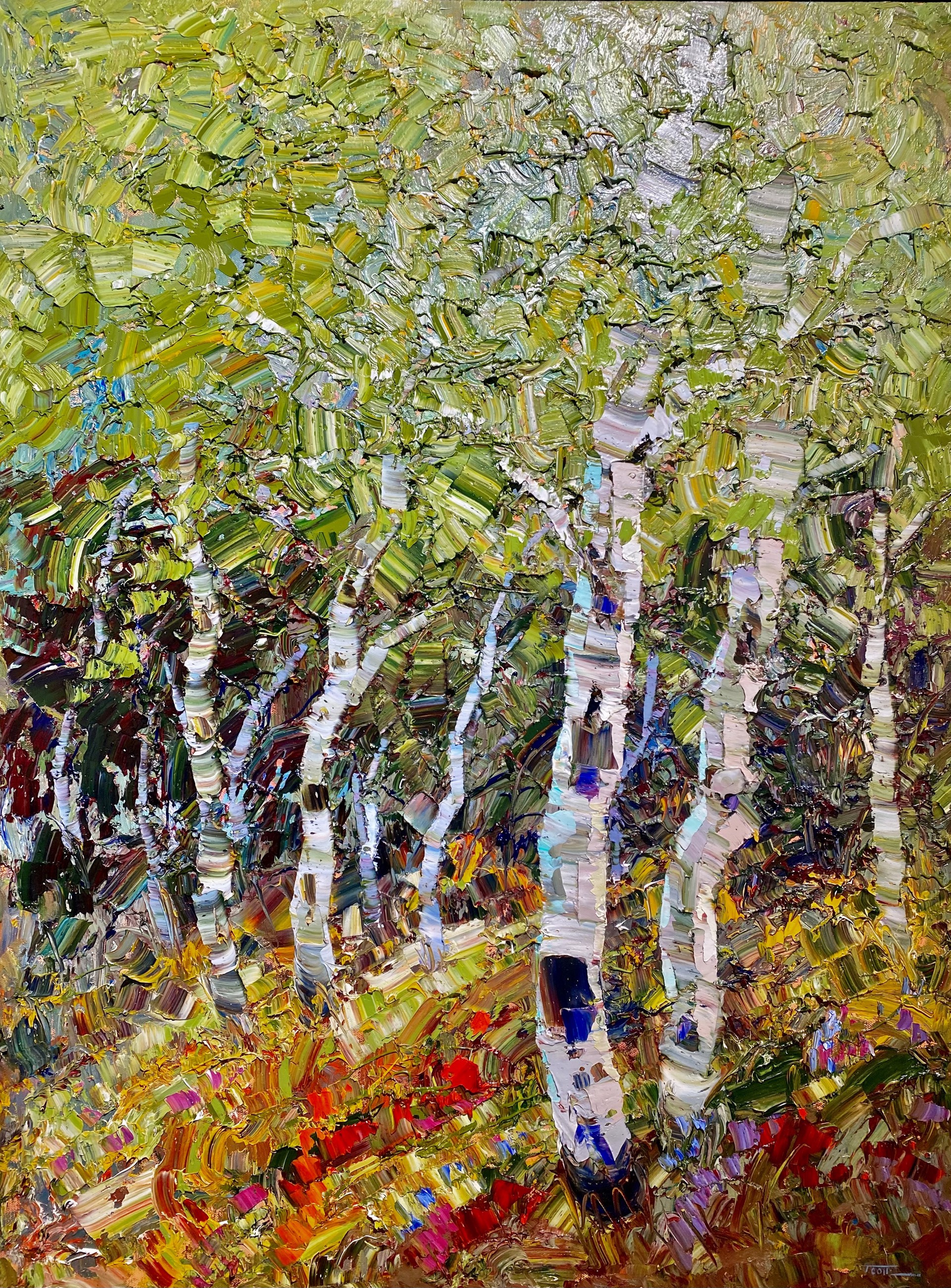 SUMMER ASPENS by Troy Collins