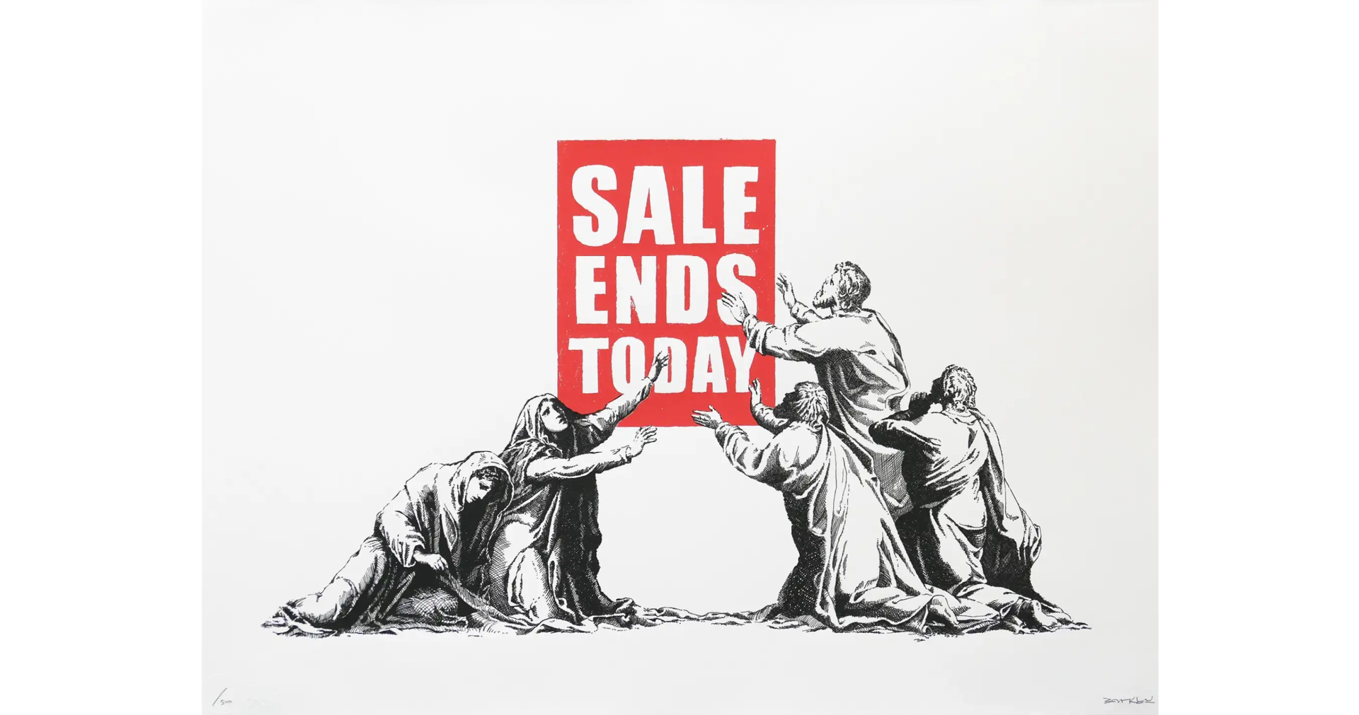 Sale Ends Today (V2) by Banksy