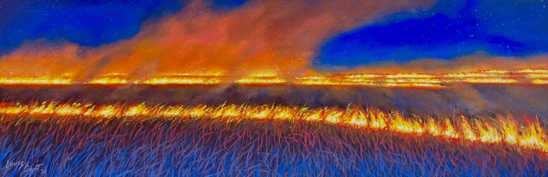 Rolling Flames by Louis Copt