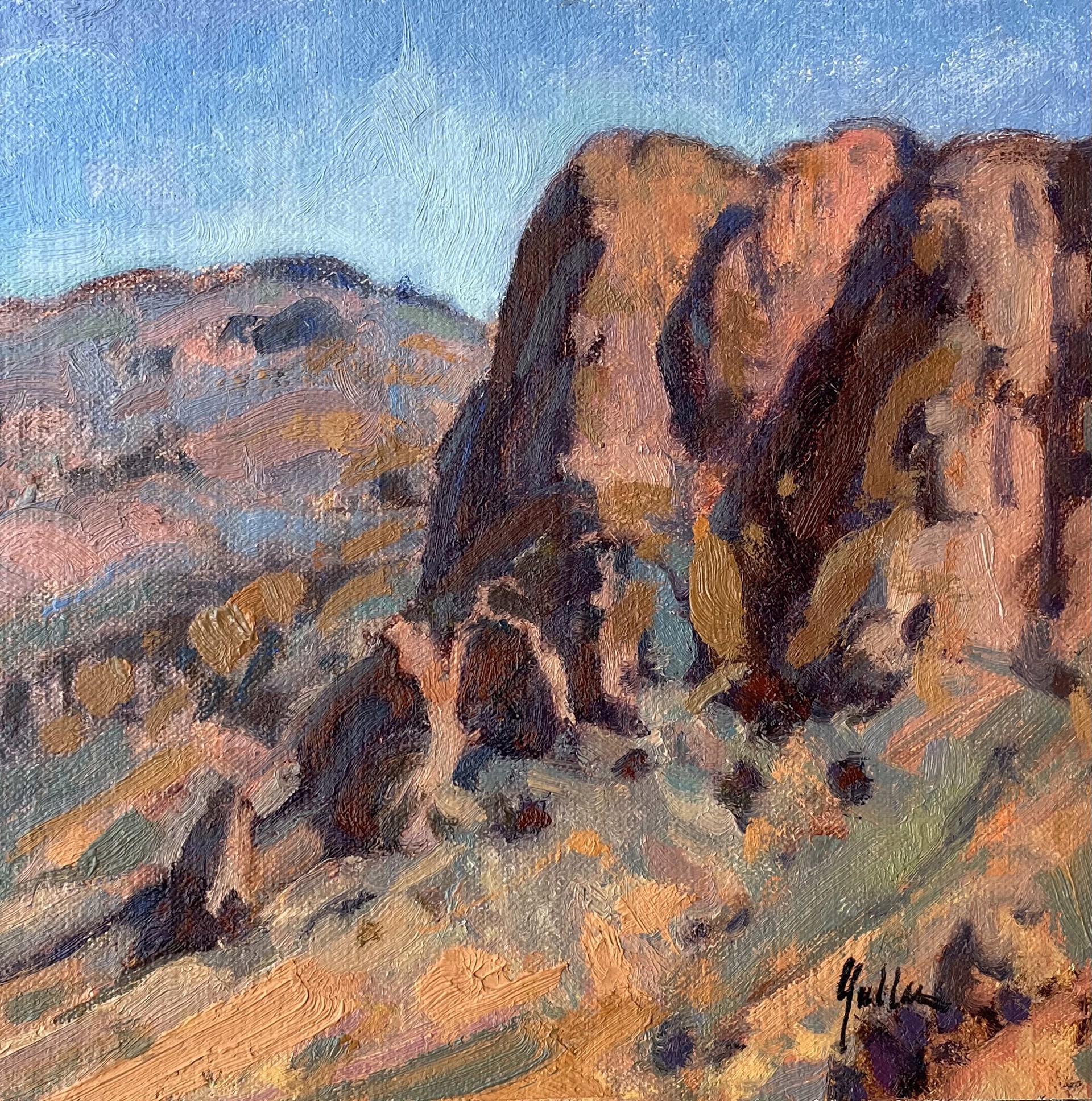 Desert Color, Superstition Mountains by Bill Gallen